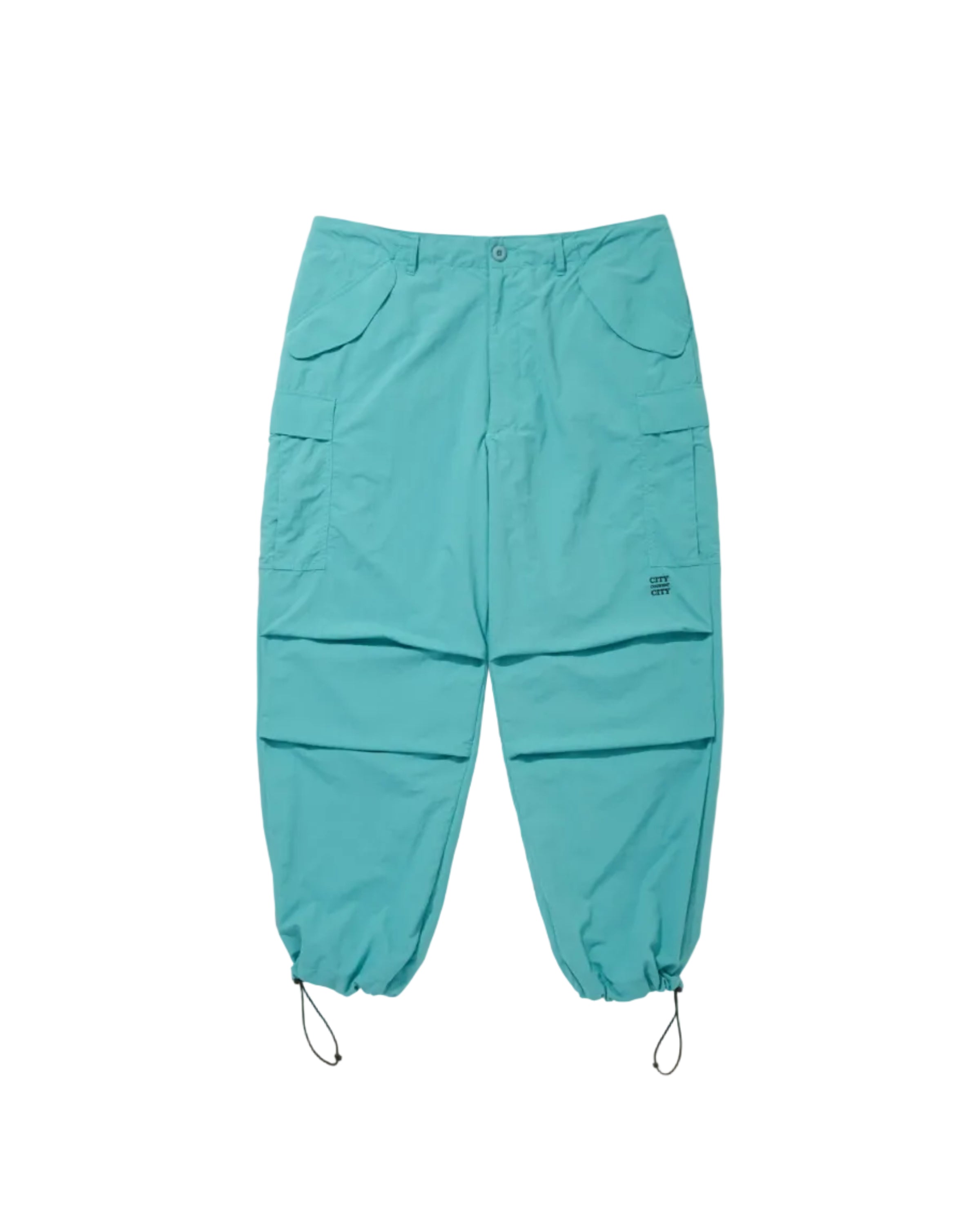 TASLAN NYLON  OVER SIZE PANTS