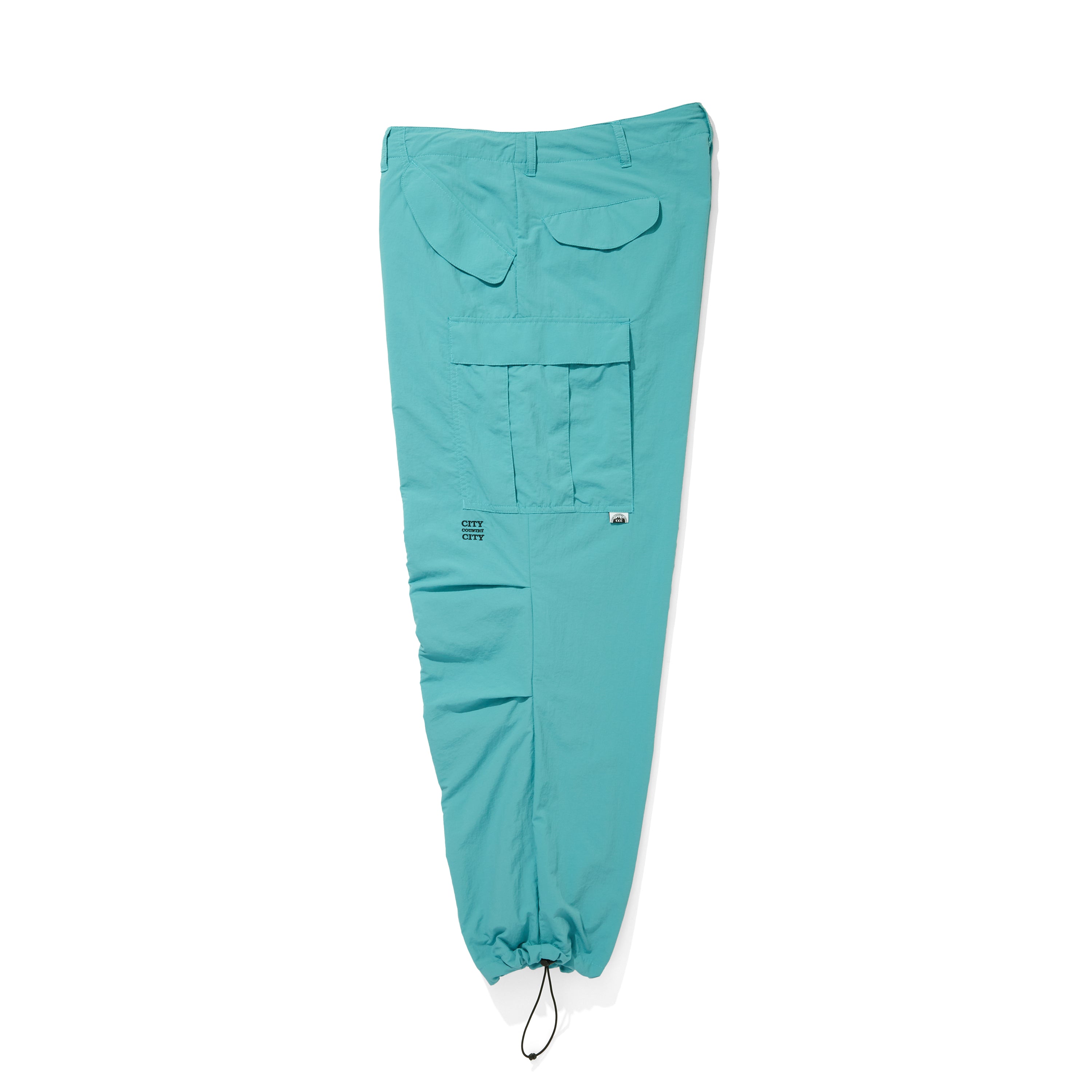 TASLAN NYLON  OVER SIZE PANTS