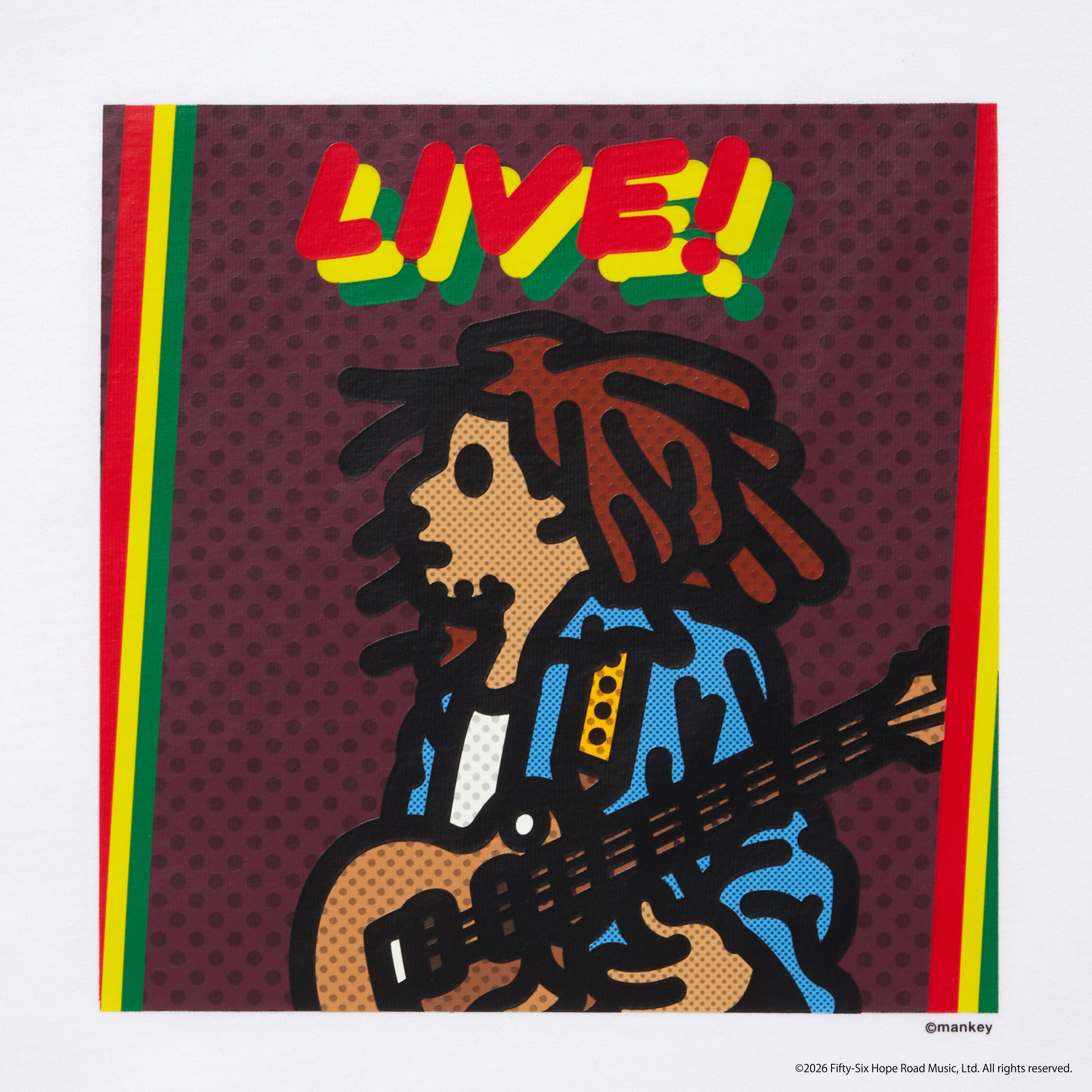 CITY COUNTRY CITY x BOB MARLEY_COTTON T-SHIRT_LIVE!