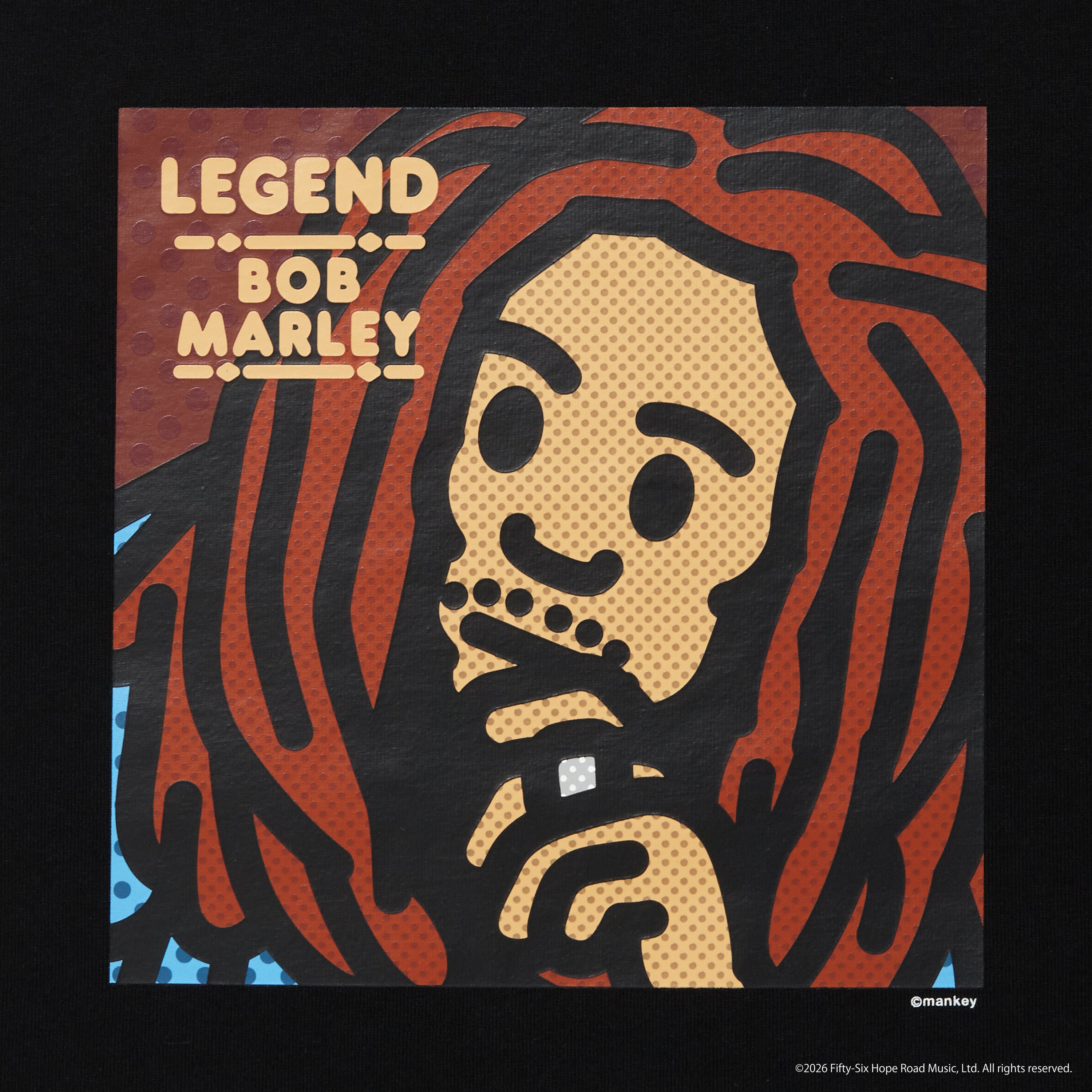 CITY COUNTRY CITY x BOB MARLEY_COTTON T-SHIRT_LEGEND