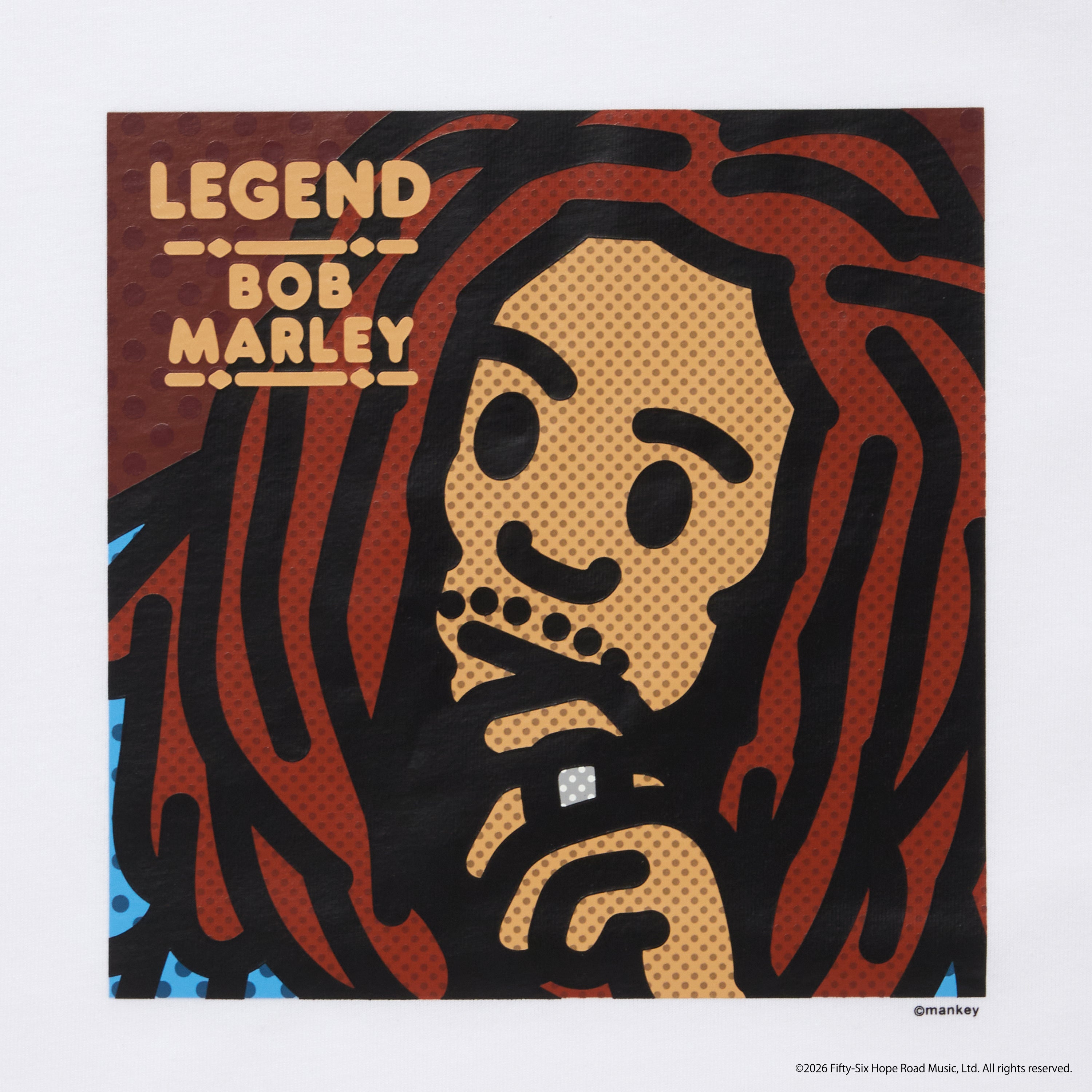 CITY COUNTRY CITY x BOB MARLEY_COTTON T-SHIRT_LEGEND