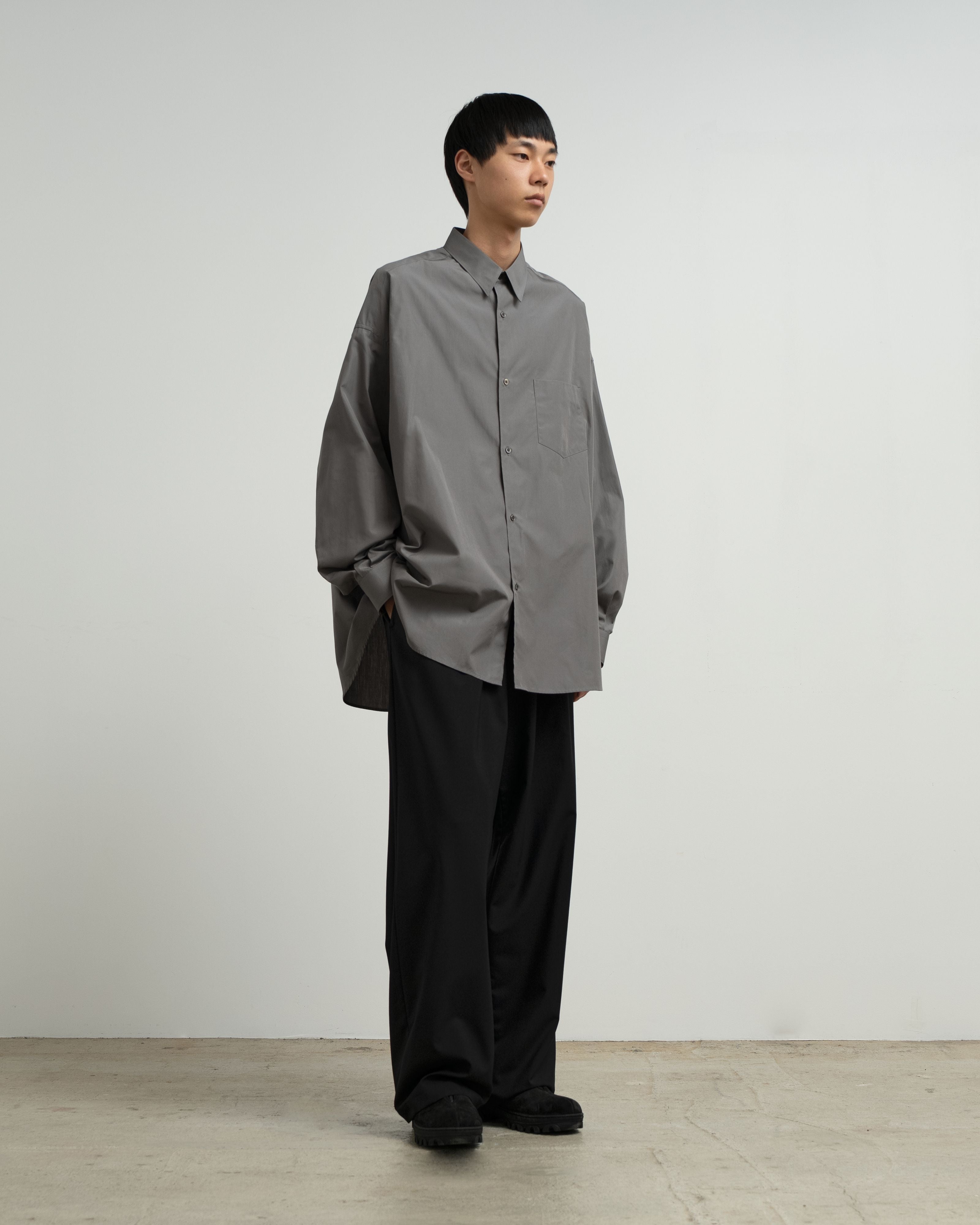 【8/22(土)発売】ALUMO for GP L/S Oversized Regular Collar Shirt