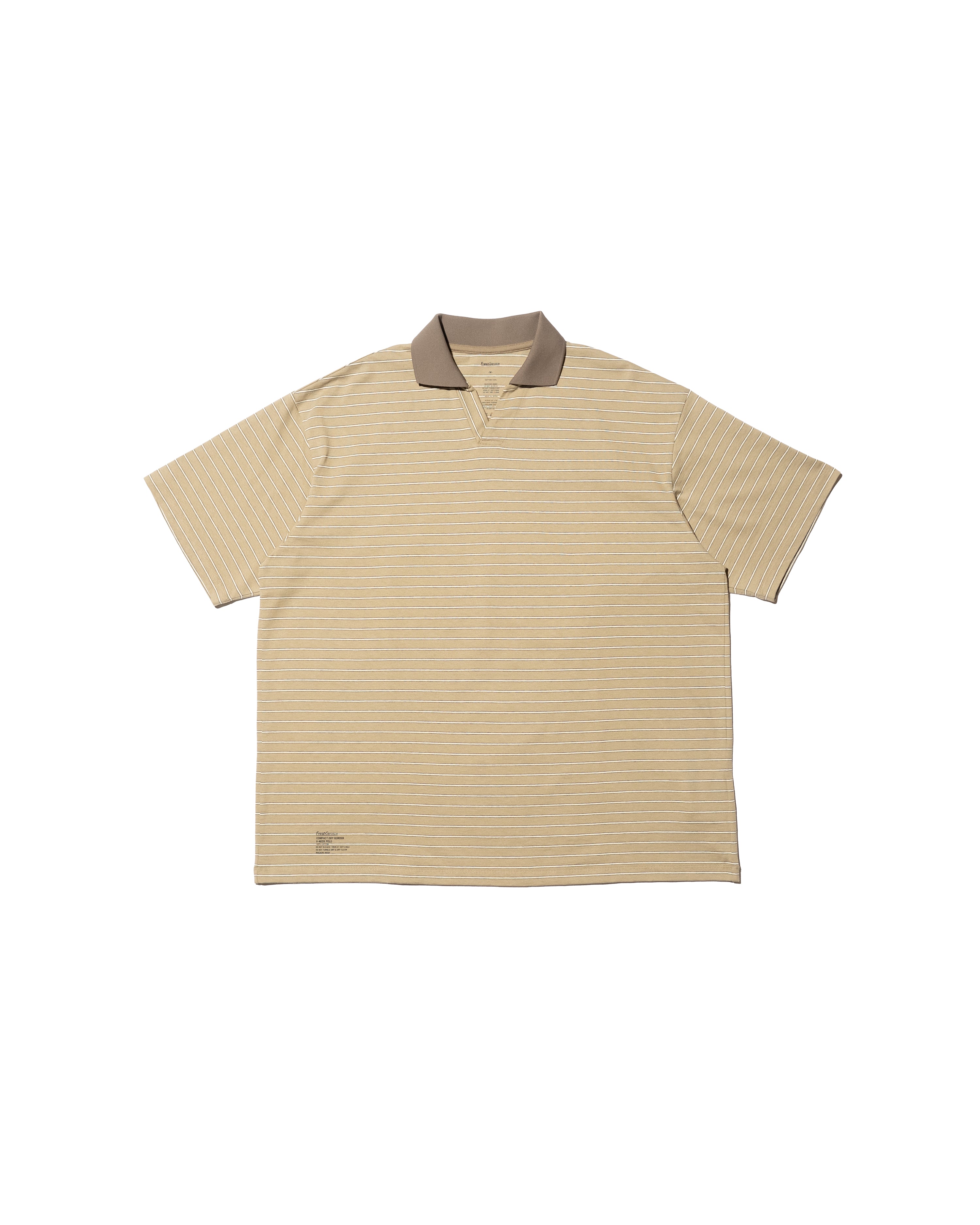 【LIMITED】【5/23(土)発売】COMPACT DRY BORDER V-NECK POLO