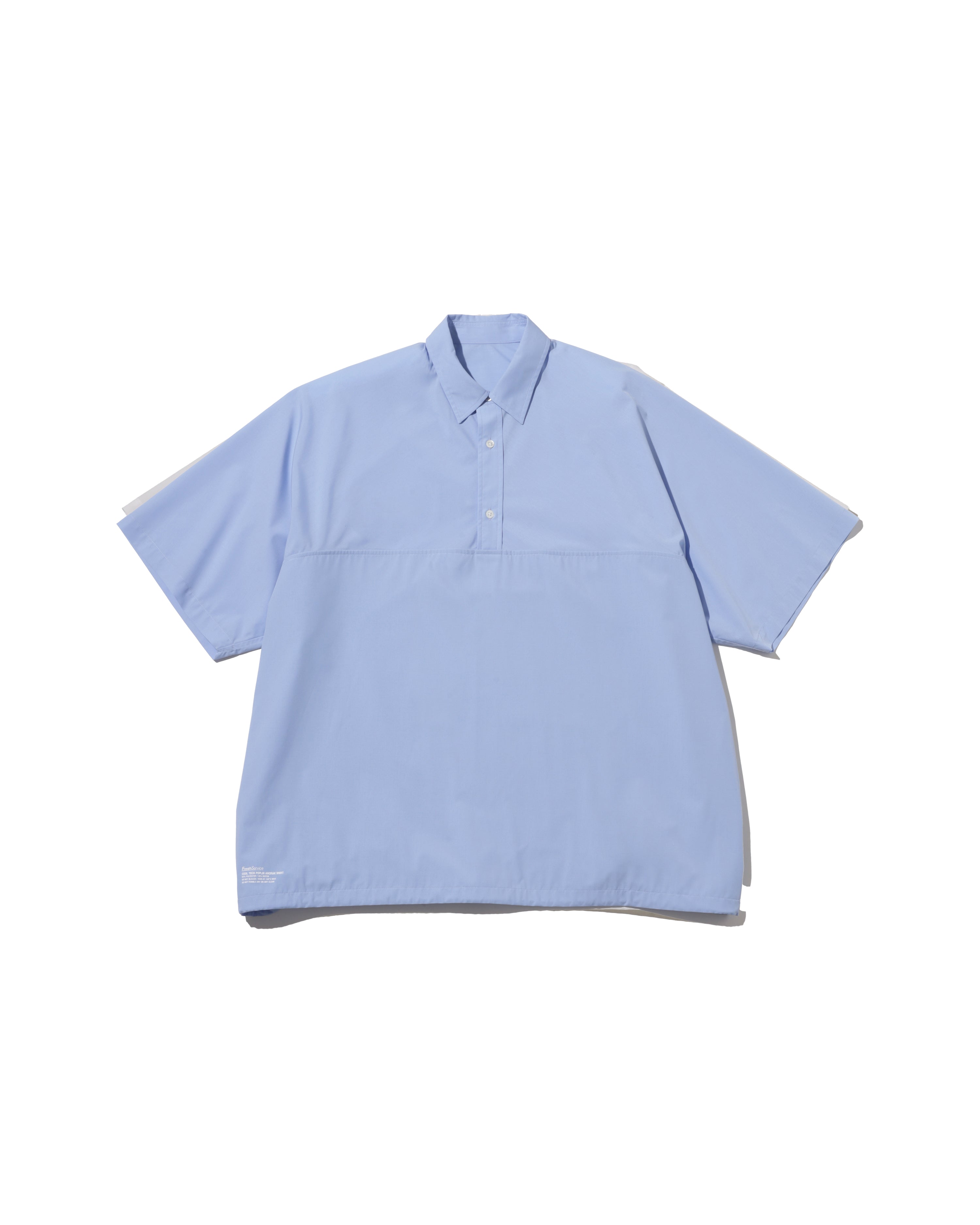 COOL TECH POPLIN S/S ANORAK SHIRT