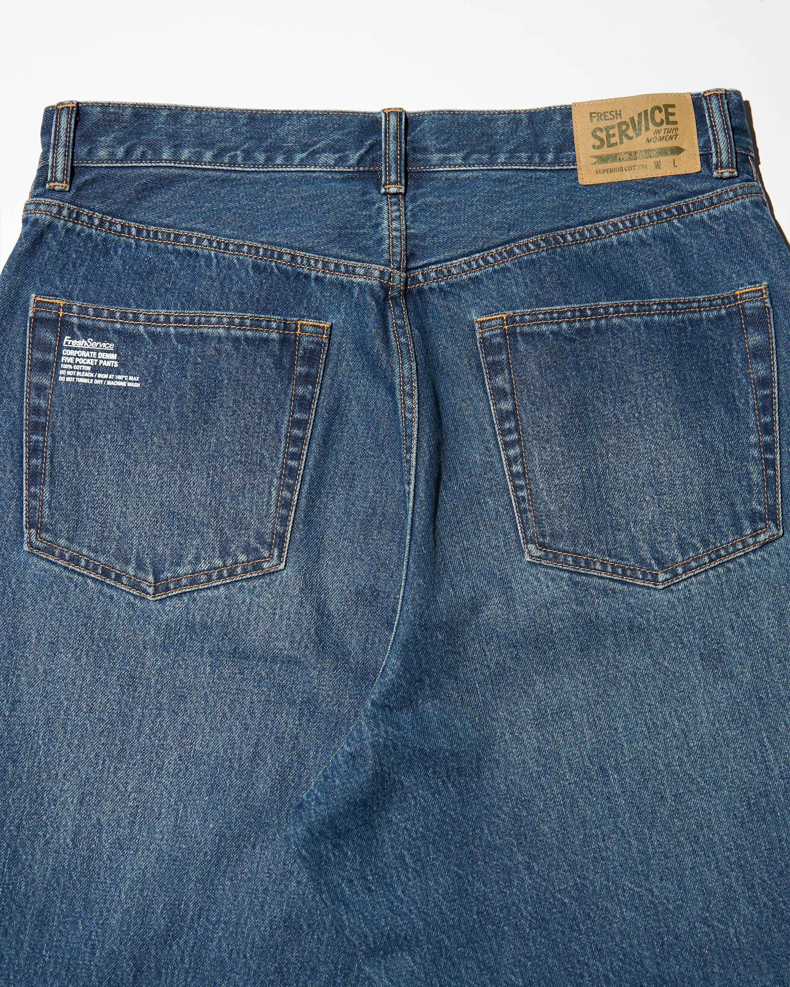 CORPORATE DENIM FIVE POCKET PANTS