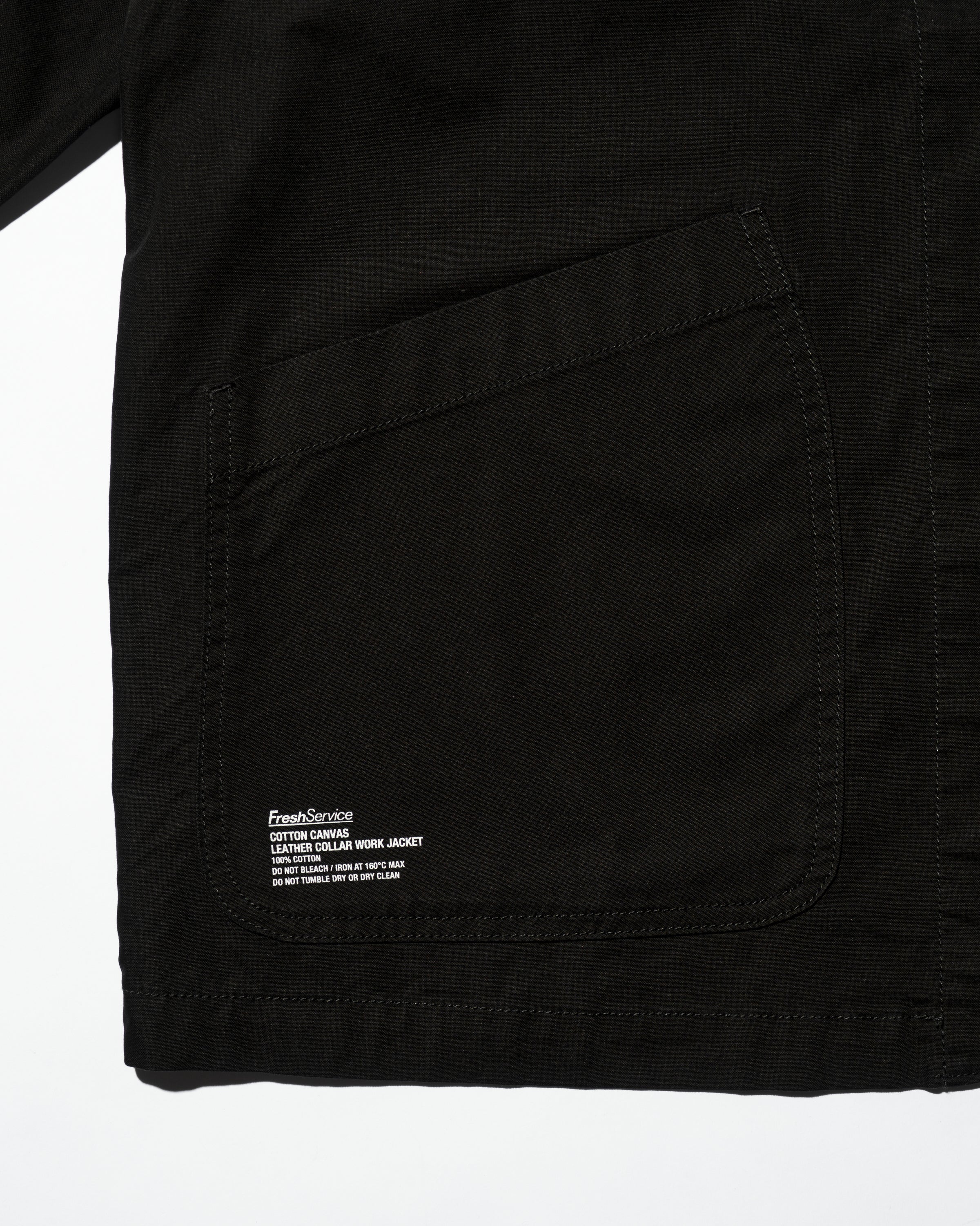 【9/5(土)発売】COTTON CANVAS  LEATHER COLLAR WORK JACKET
