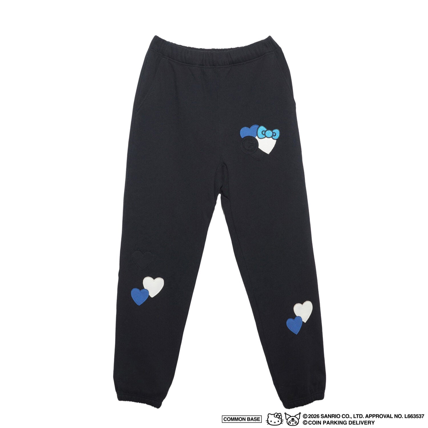 COIN PARKING DELIVERY × SANRIO CHARACTERS PACTHWORK SWEAT PANTS