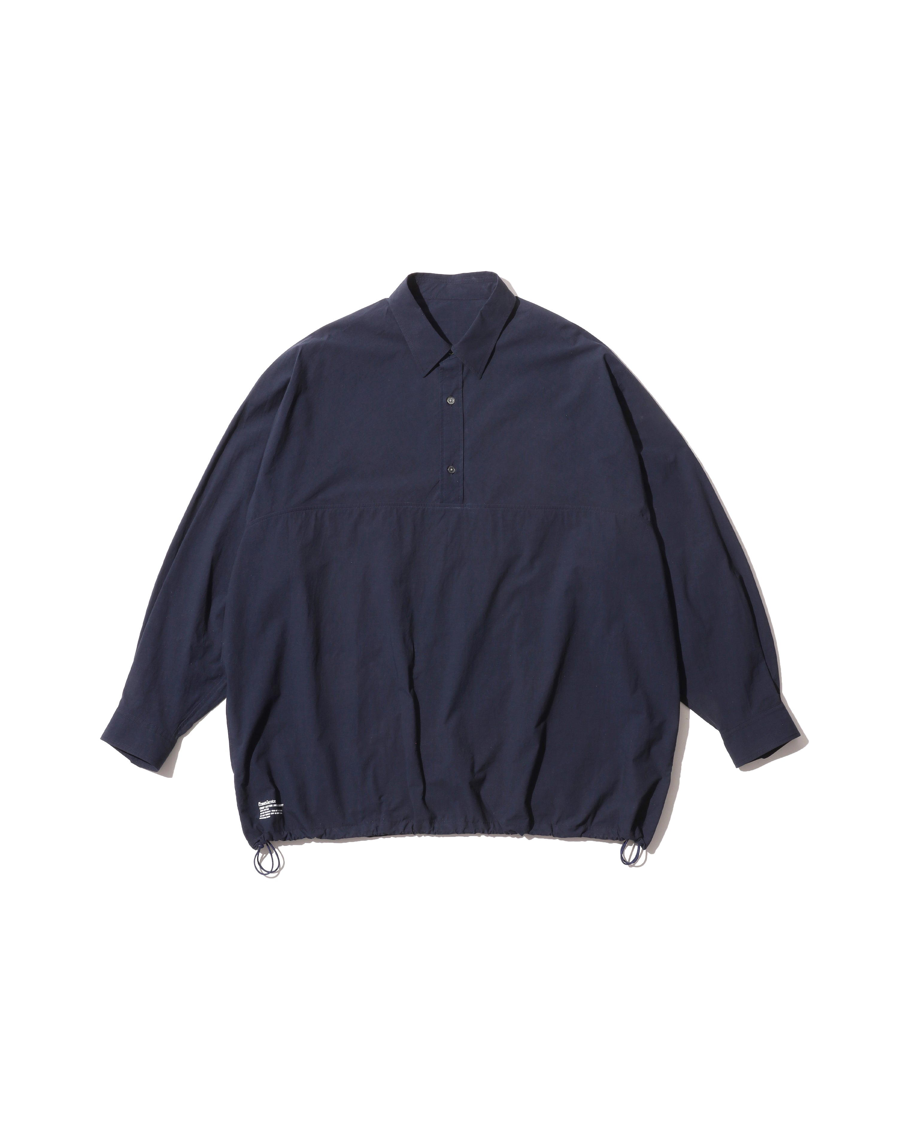 CRISP COTTON ANORAK L/S SHIRT