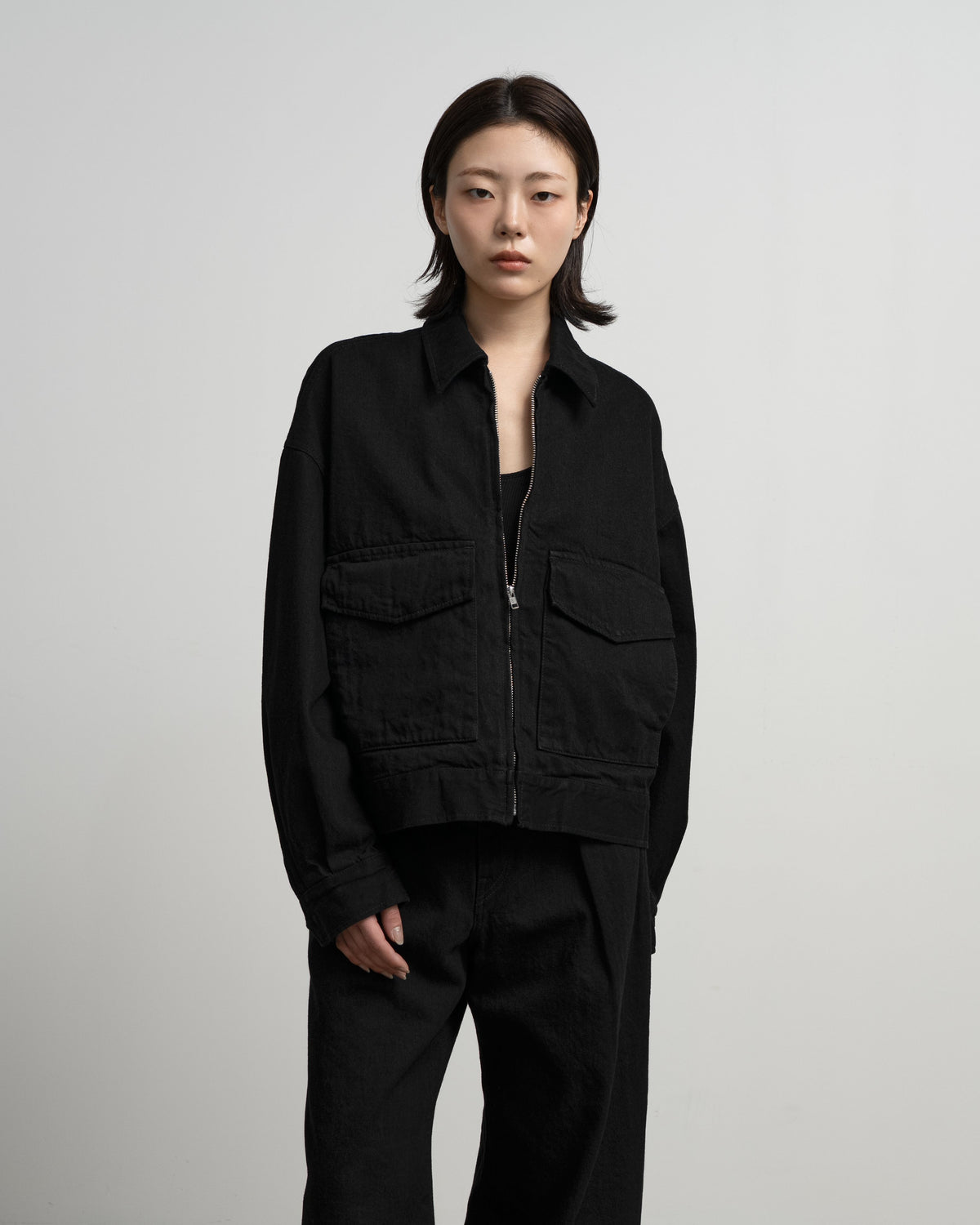 Selvage Denim Zip Jacket