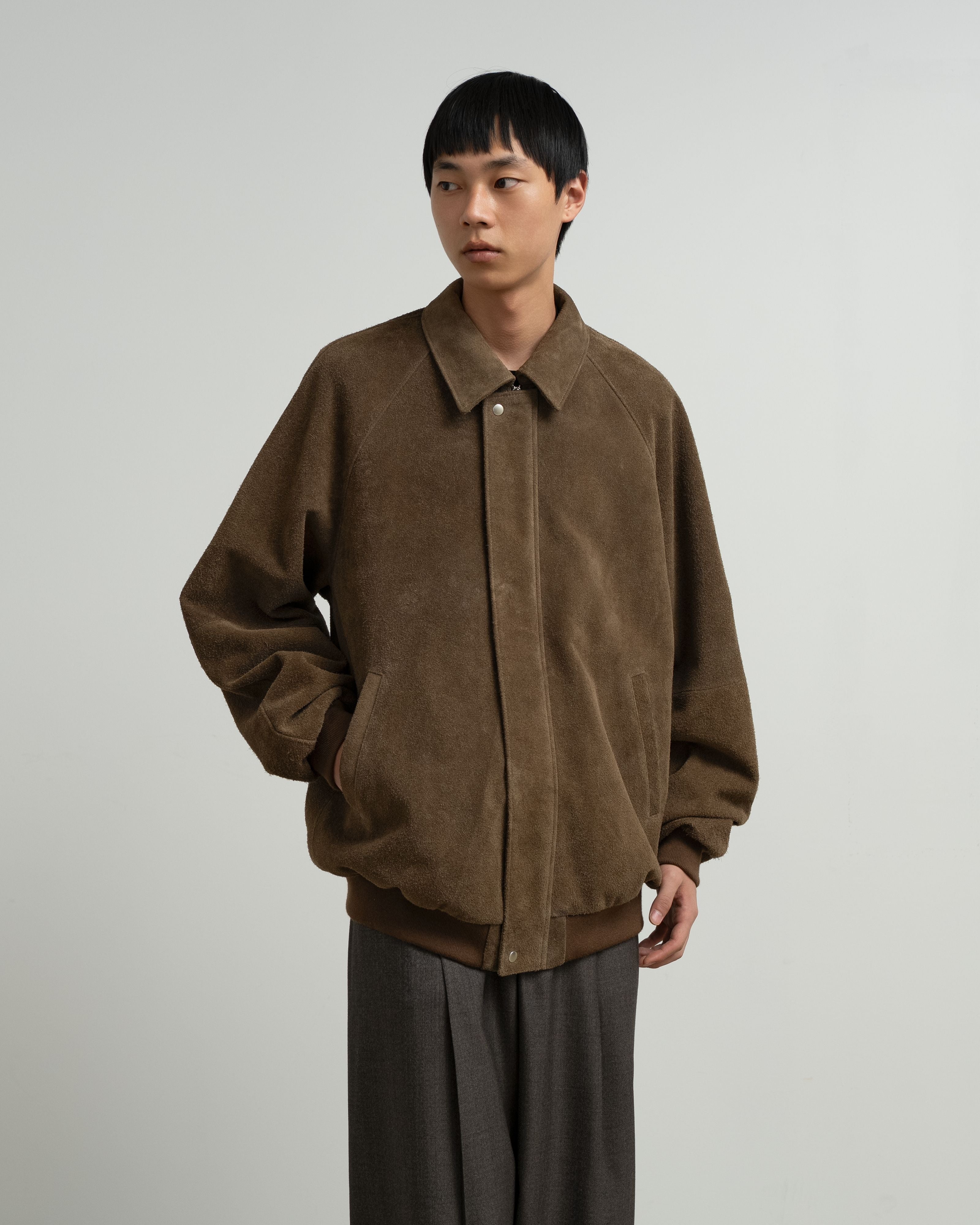 【8/29(土)発売】Hairy Suede Raglan Blouson