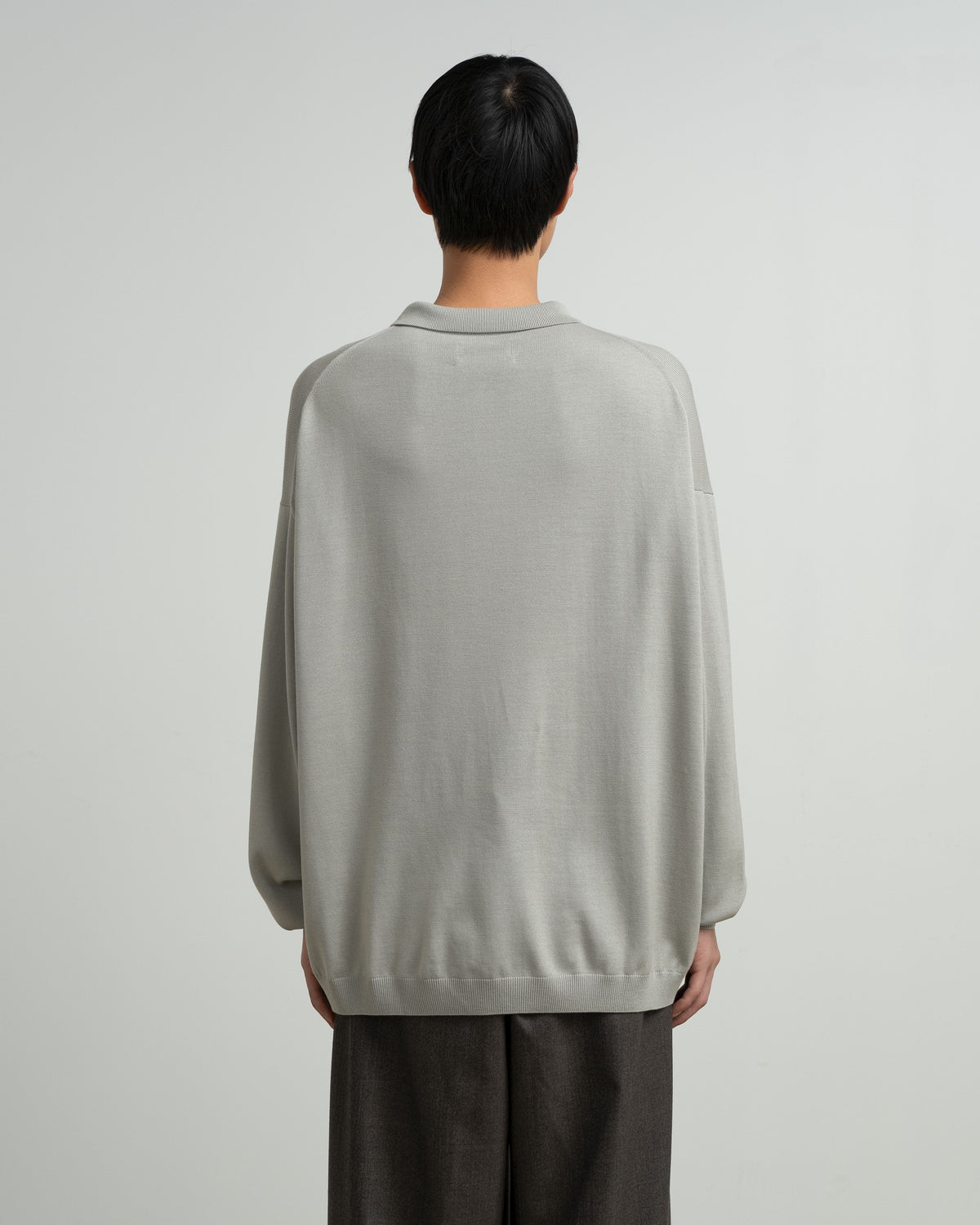 High Gauge Oversized L/S Knit Shirts