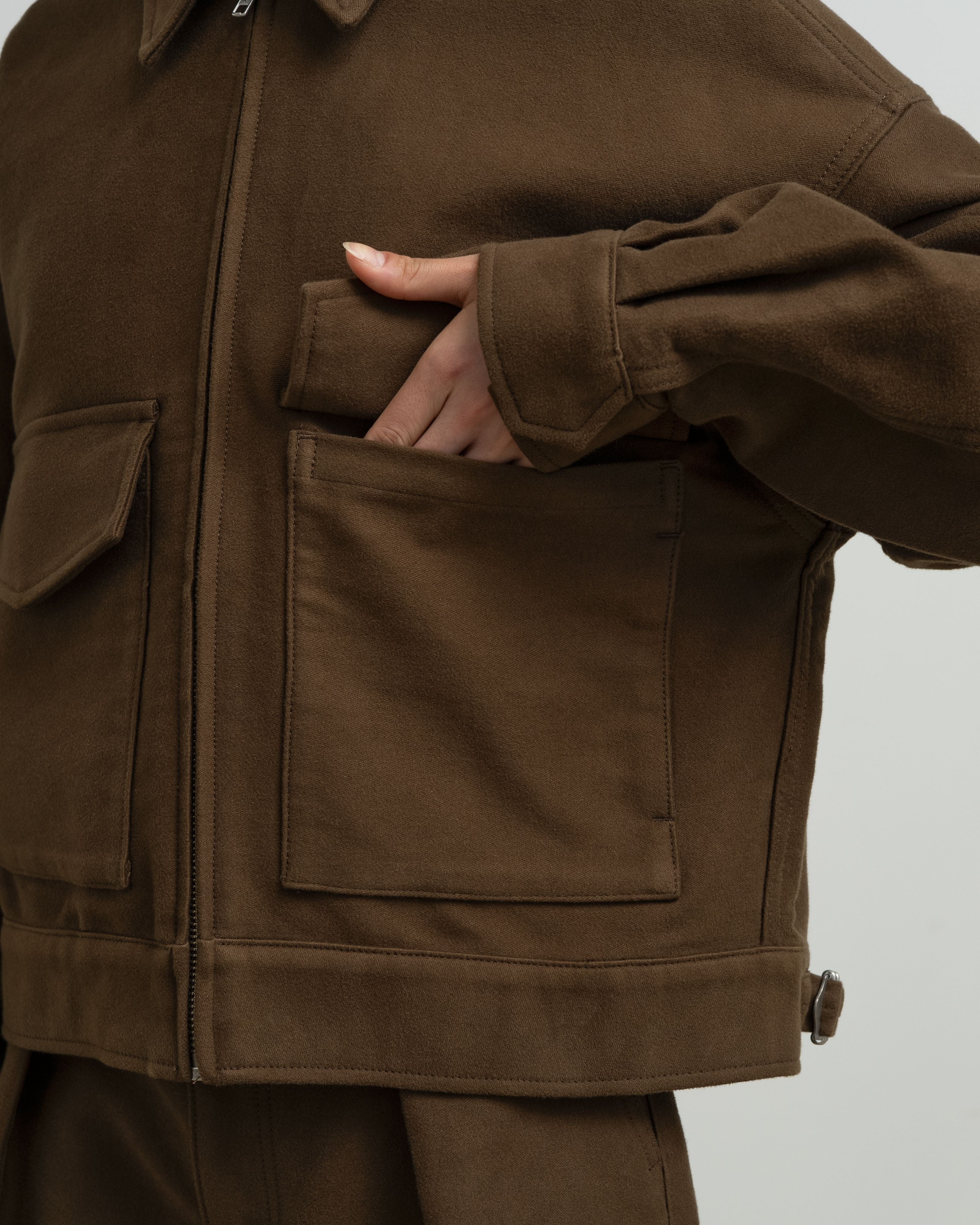 Graphpaper WOMEN【8/8(土)発売】Cotton Double Serge Zip Jacket