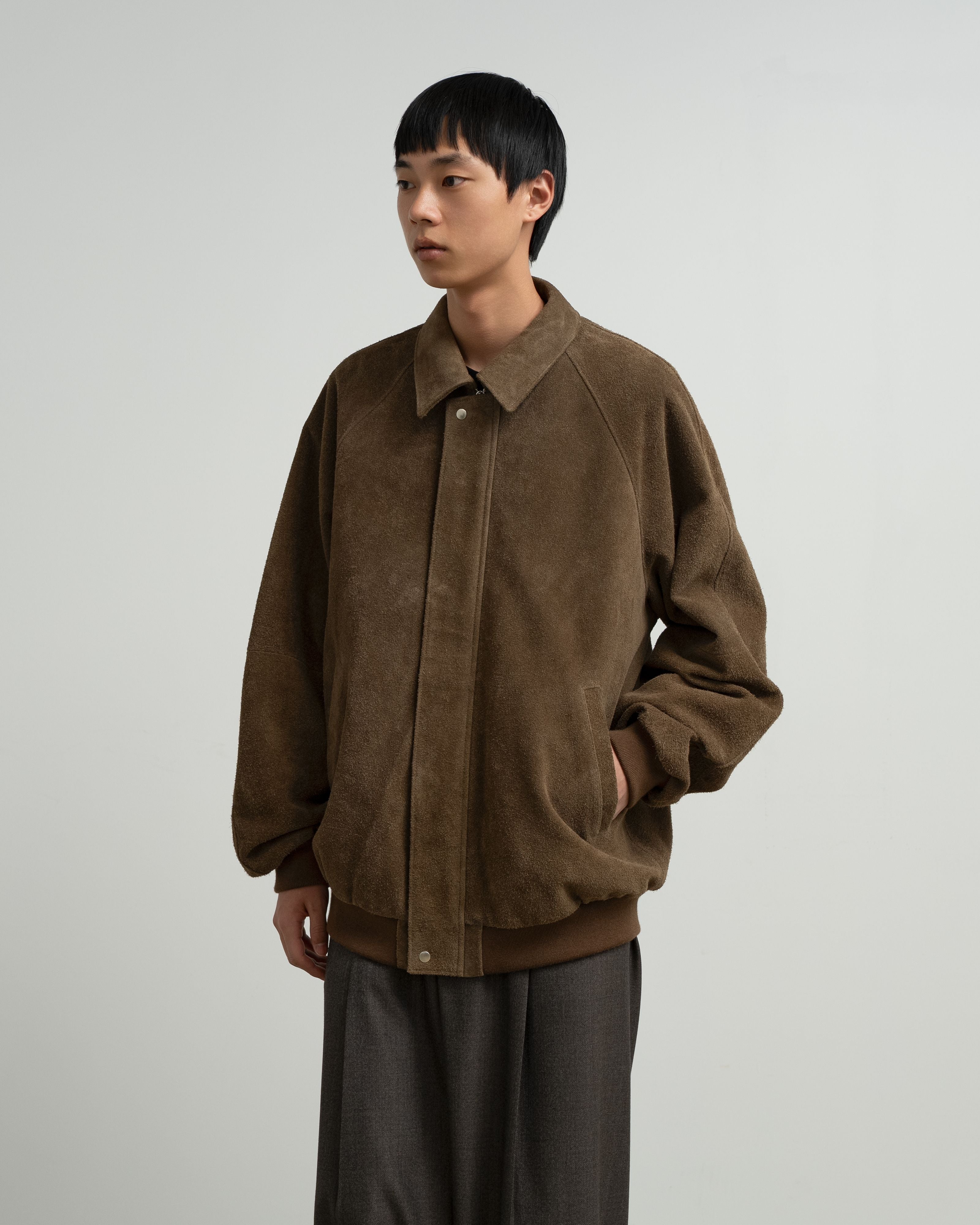 【8/29(土)発売】Hairy Suede Raglan Blouson