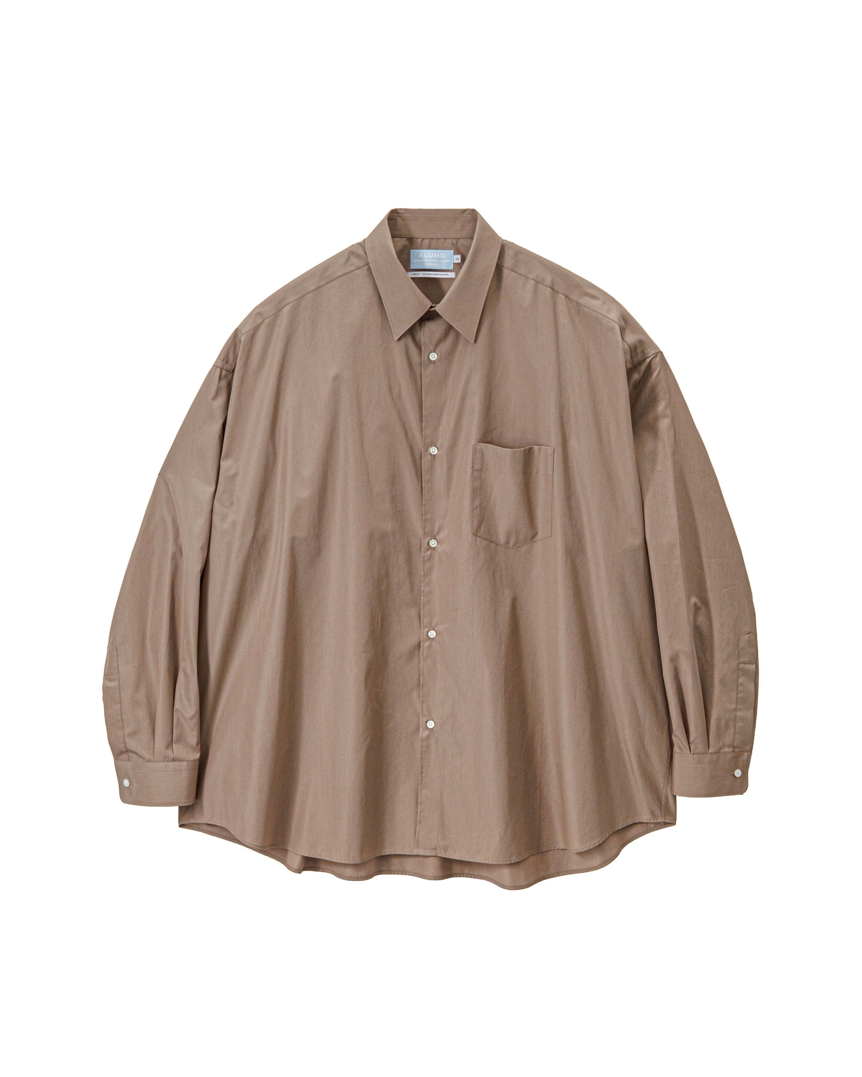 ALUMO for GP L/S Oversized Regular Collar Shirt