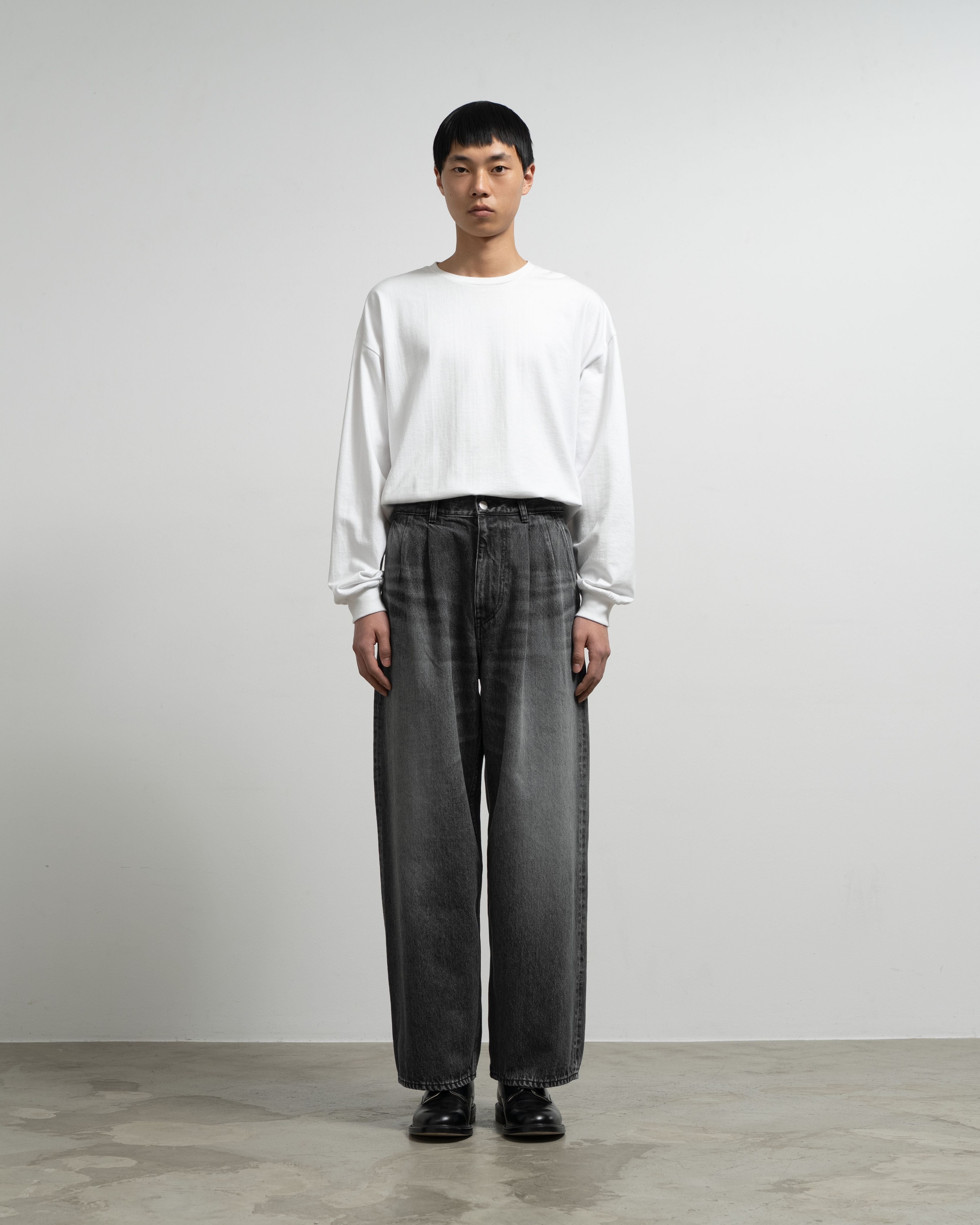 【7/25(土)発売】Selvage Denim Two Tuck Tapered Pants -LIGHT FADE-