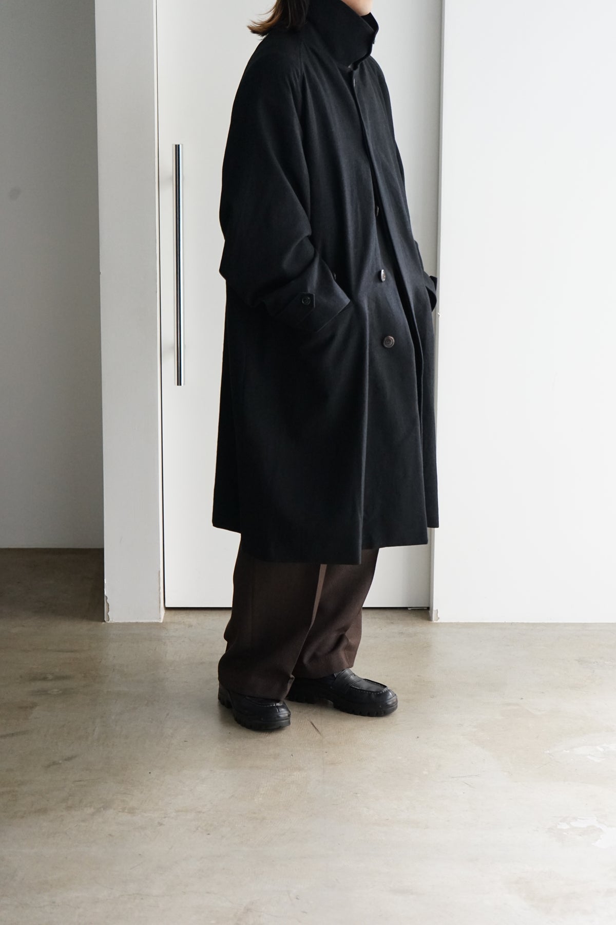 【9/21(月)発売】stirwise別注TUMBLD WOOL SERGE RAGLAN SLEEVES COAT TUMBLD WOOL SERGE