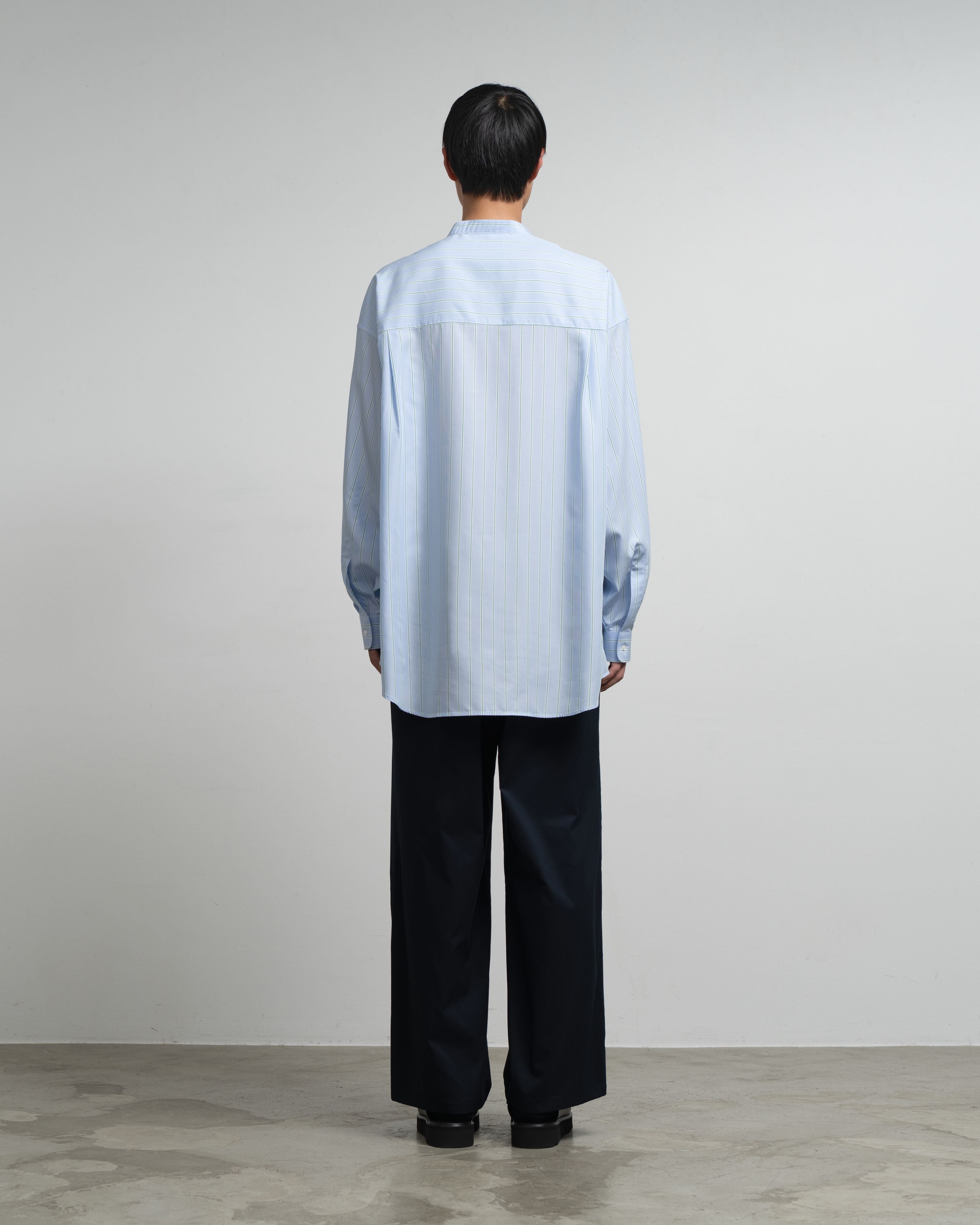 【6/6(土)発売】SIDOGRAS L/S Oversized Band Collar Shirt