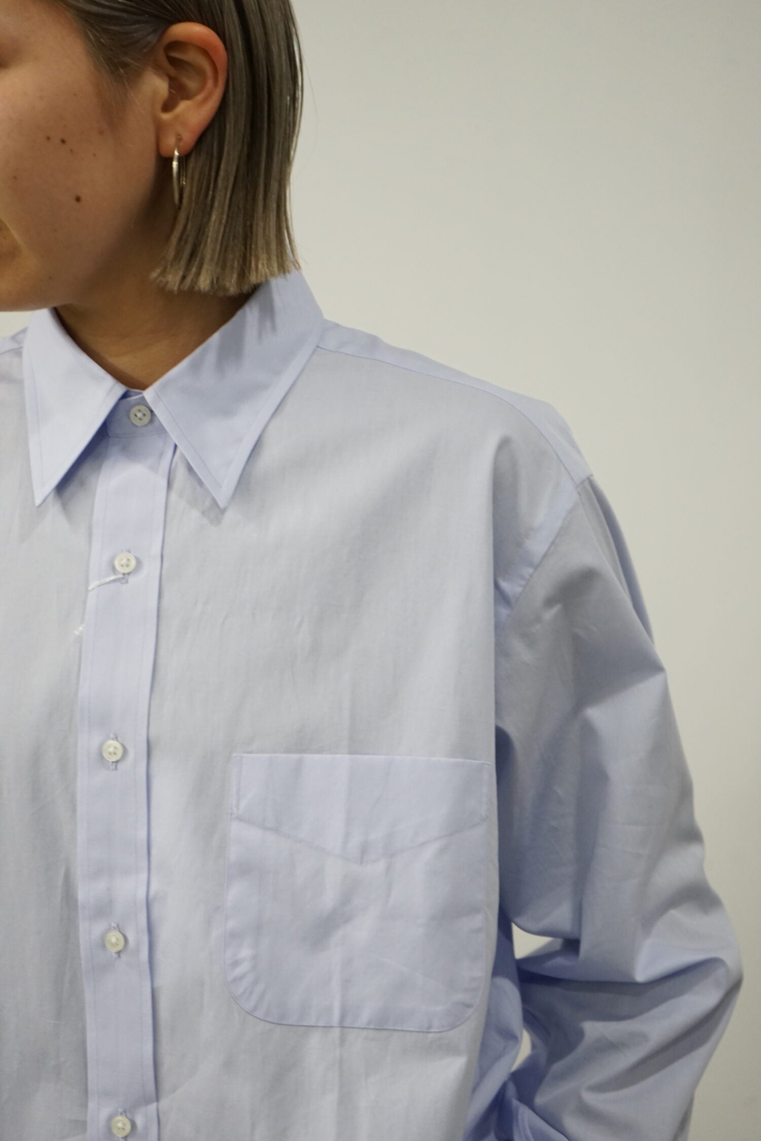 COTTON BROAD REGULAR COLLAR