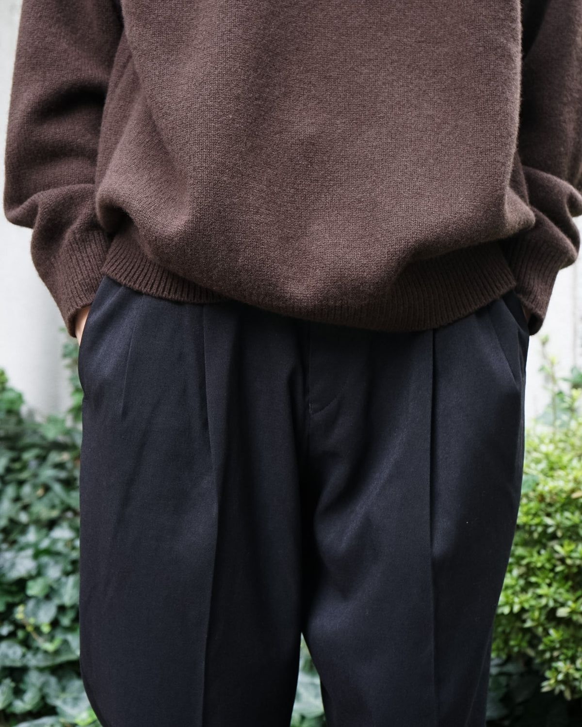 DOUBLE PLEATED TROUSERS