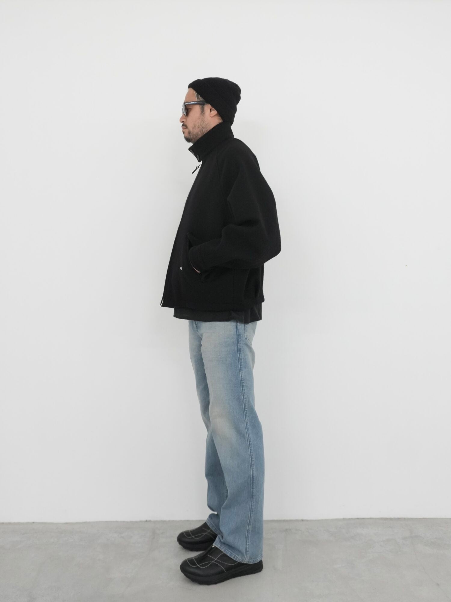 LEFT HAND DENIM STRAIGHT PANTS - BLEACH LIGHT BLUE