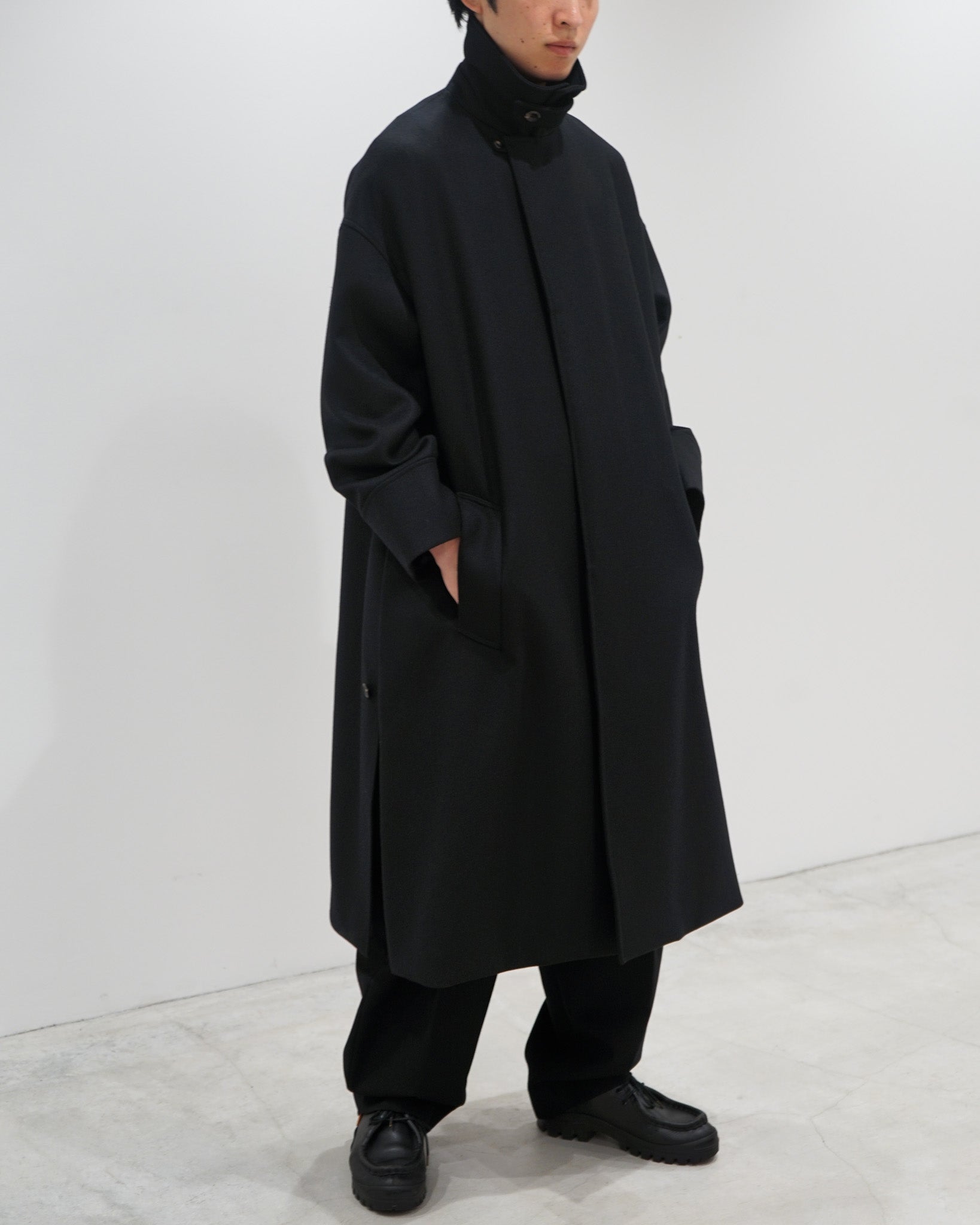 ジャケット・アウター THE RERACS 21AW BAL COLLAR COAT 46 THE RERACS - THE BAL COLLAR COAT
