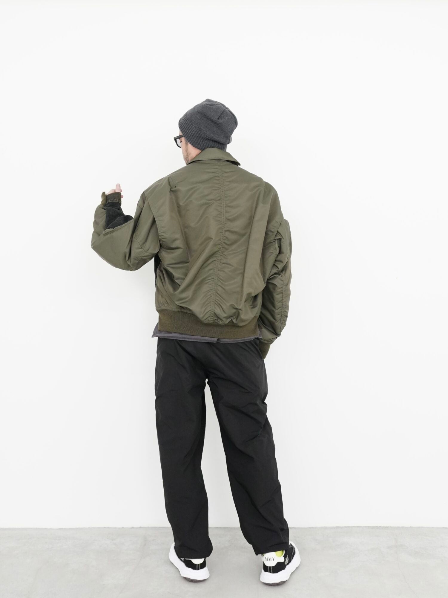 Front Back Combined Denim Jacket