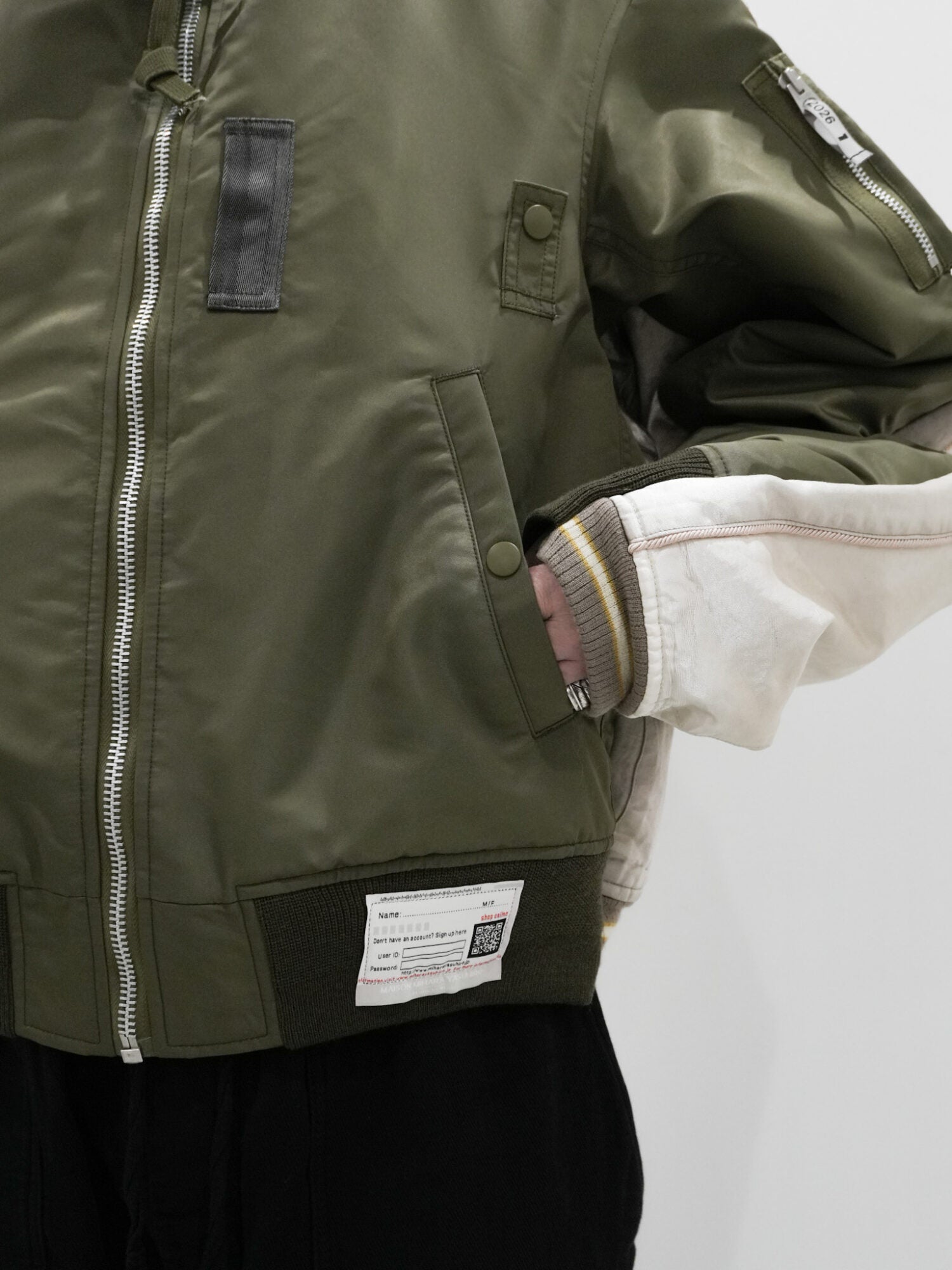 Front Back Combined Flight Jacket