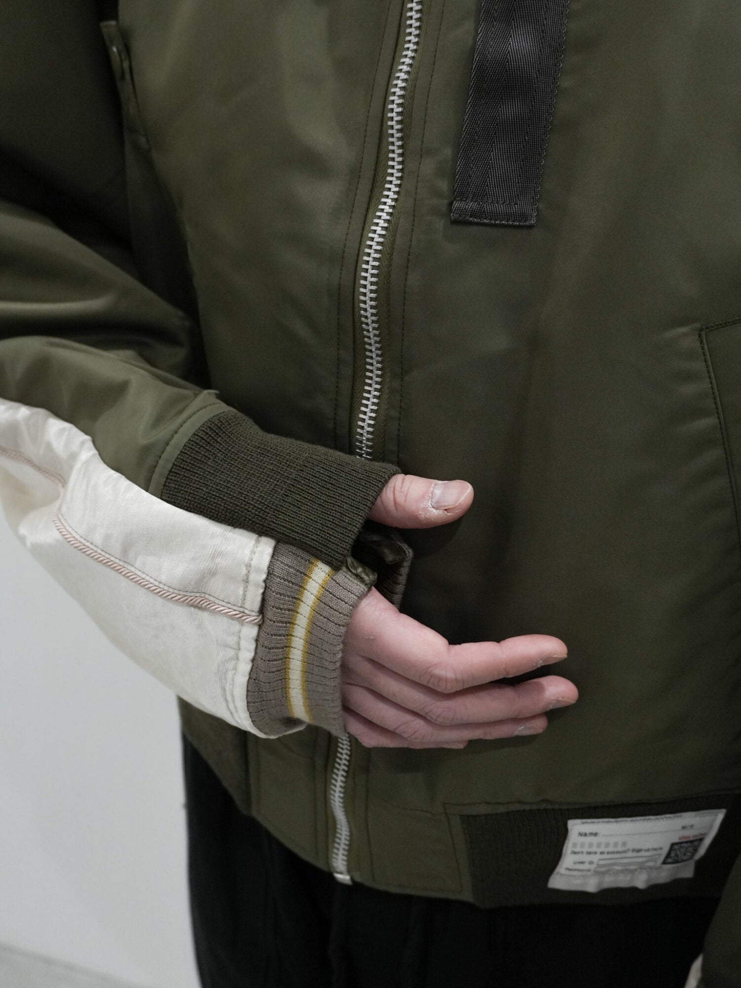 Front Back Combined Flight Jacket