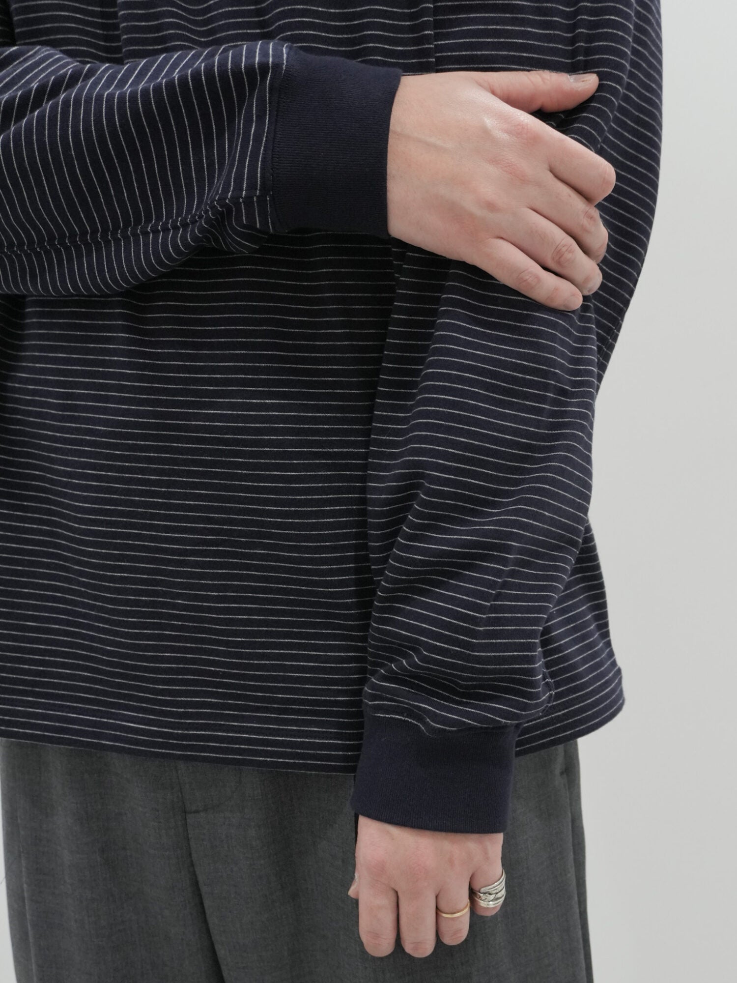 SUVIN DOUBLE JERSEY CREWNECK PULLOVER