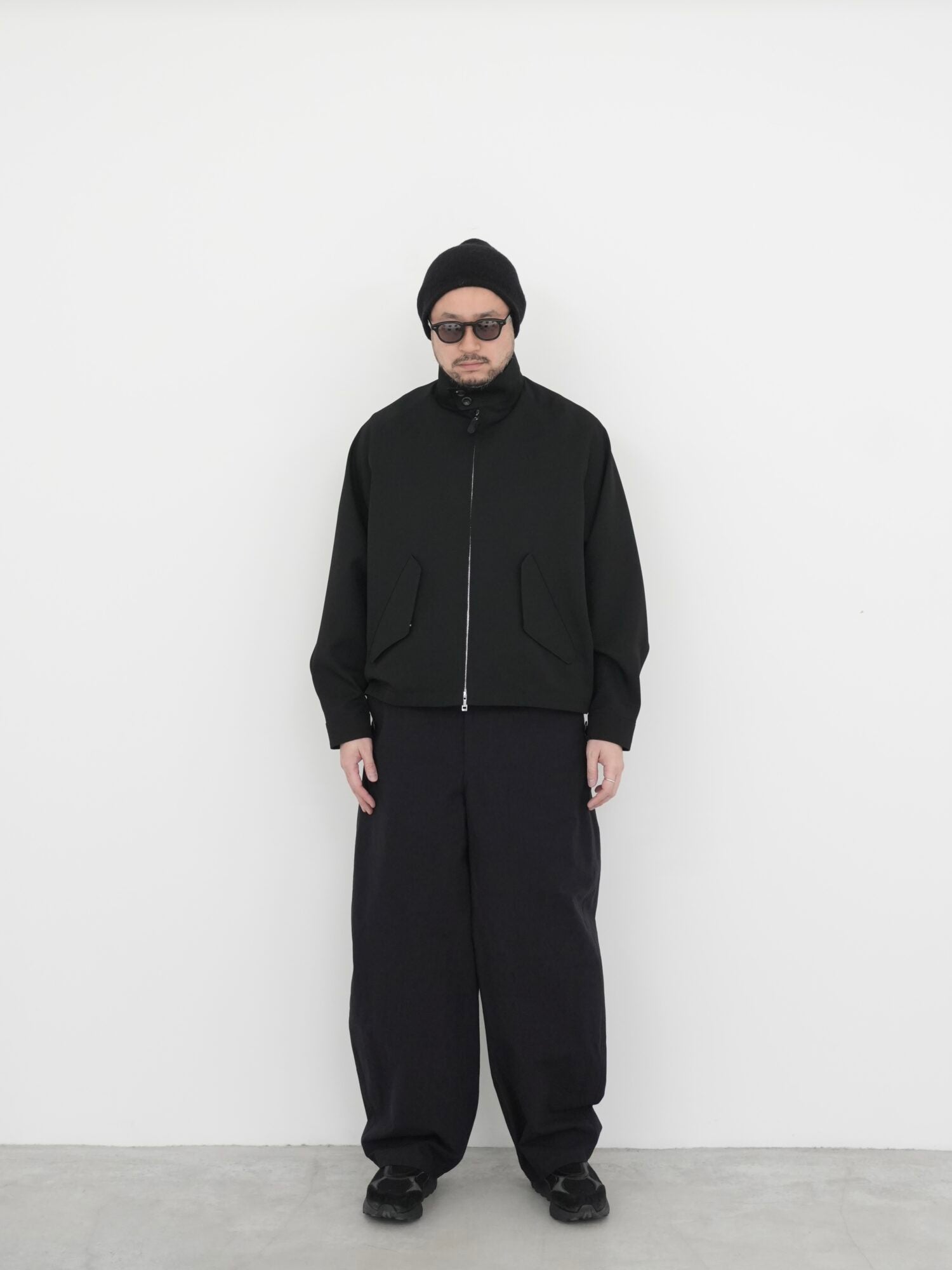 RERACS WIDE BALLEL PANTS / ROYAL BUFF CLOTH (COTTON)