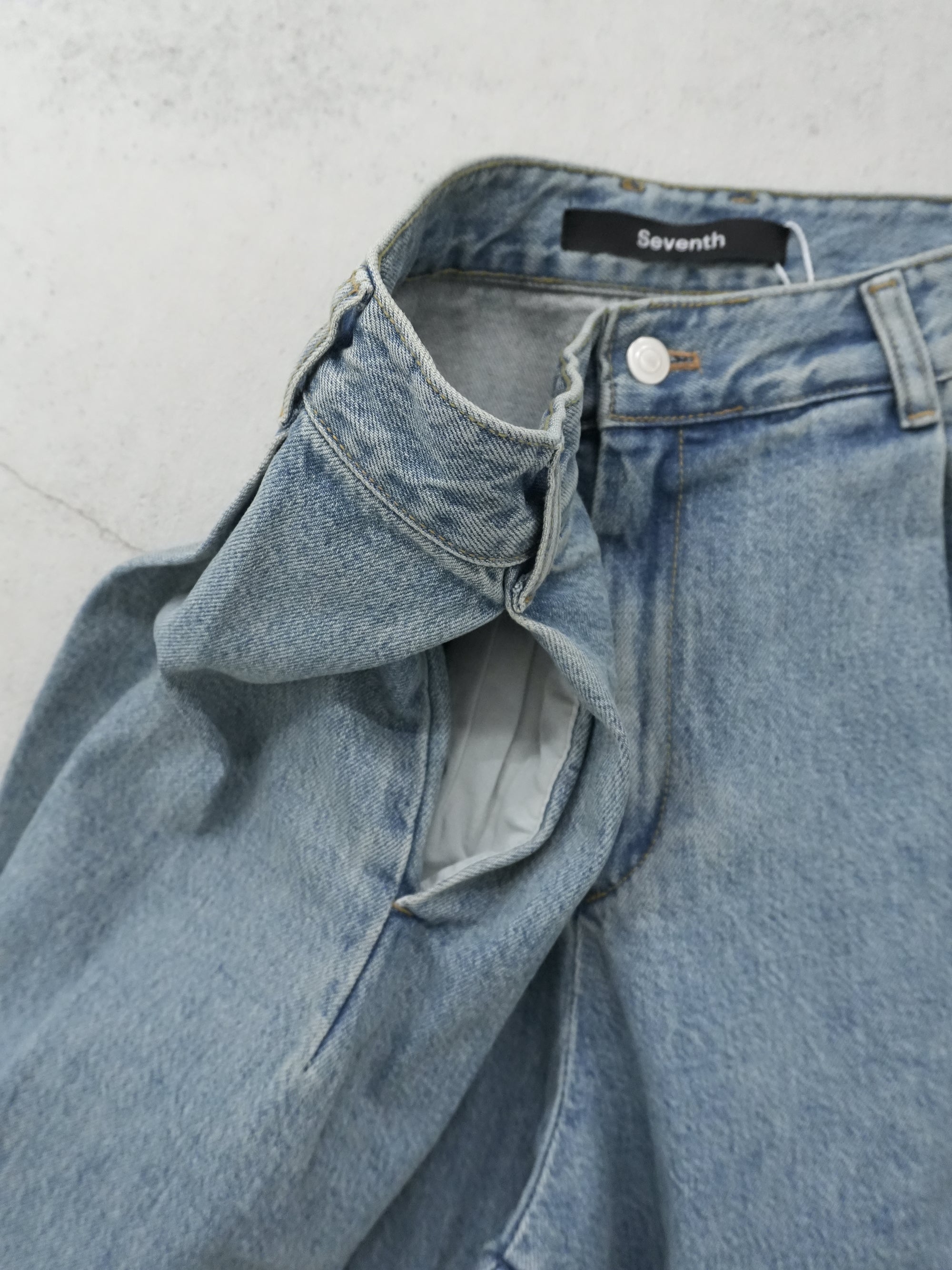 DENIM 410 BERMUDA JORTS / vintage tide blue wash