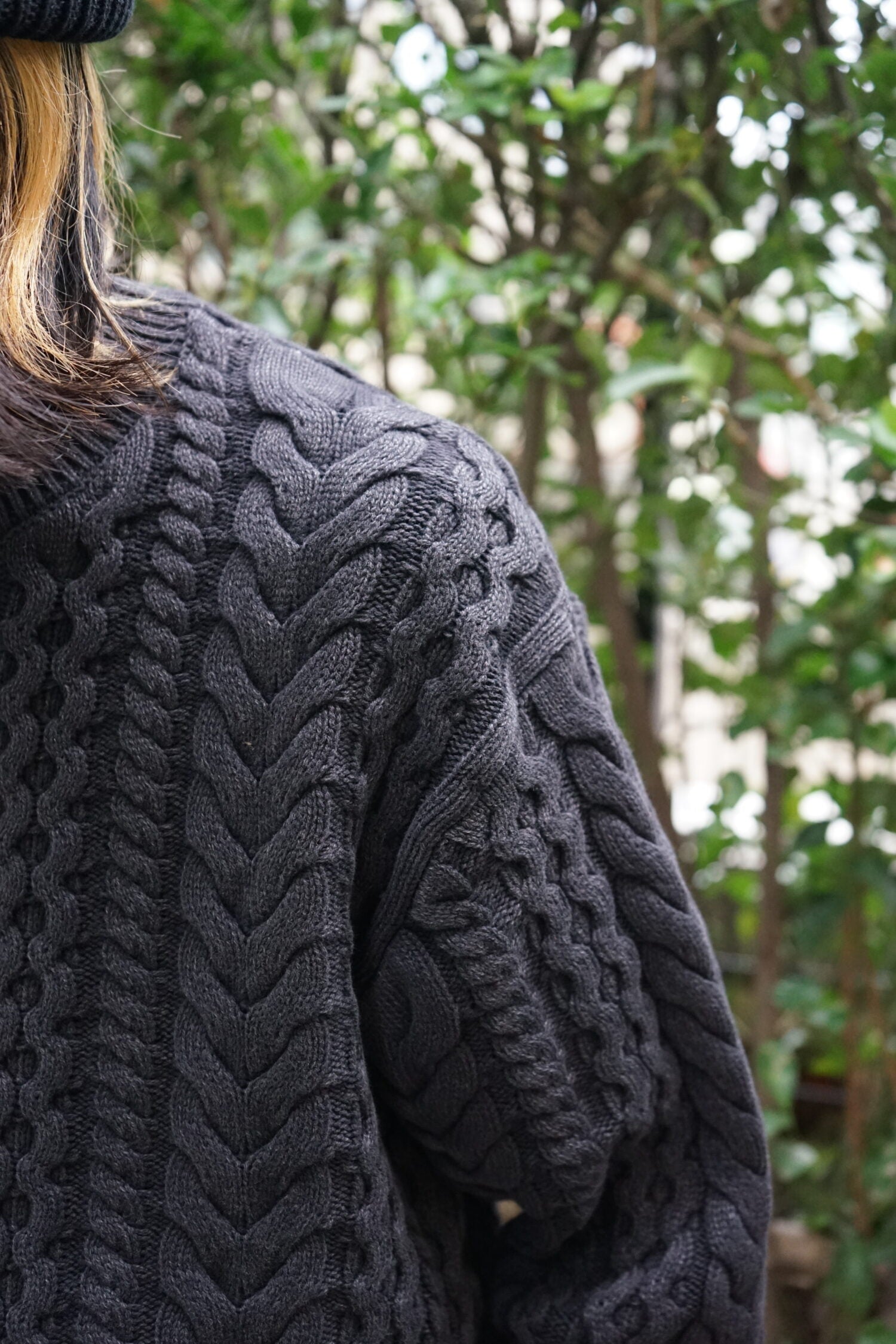 MARINER  PULLOVER ARAN SWEATER COTTON YARN