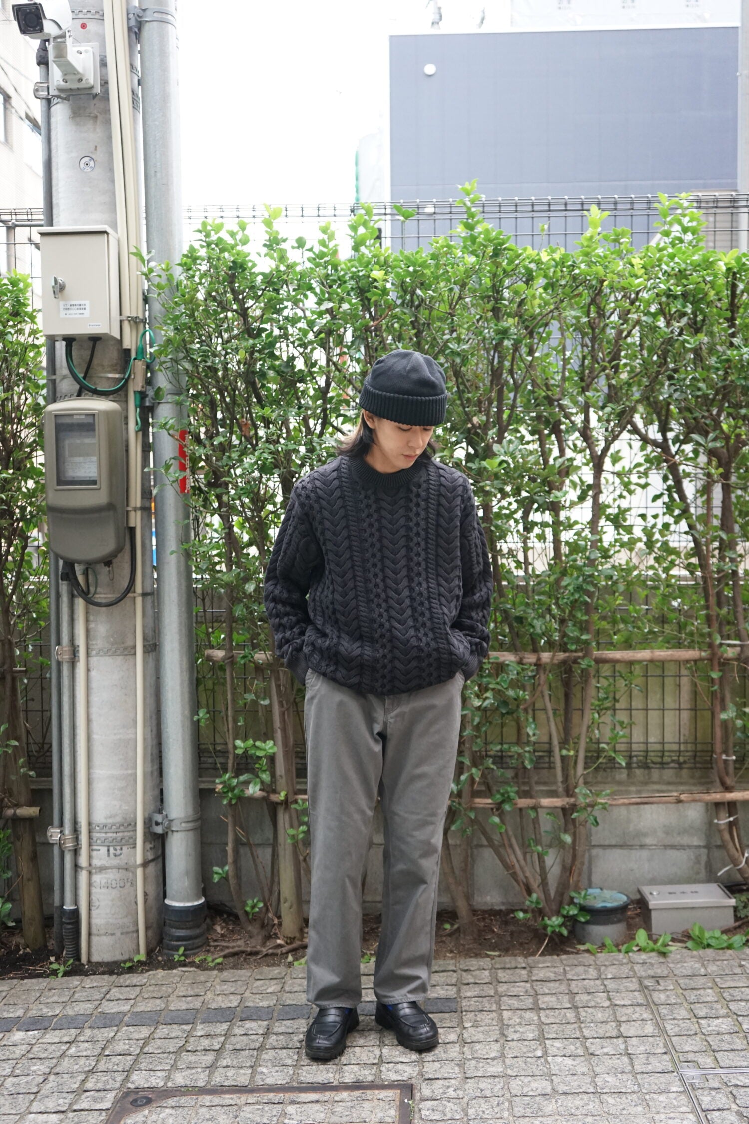 MARINER  PULLOVER ARAN SWEATER COTTON YARN