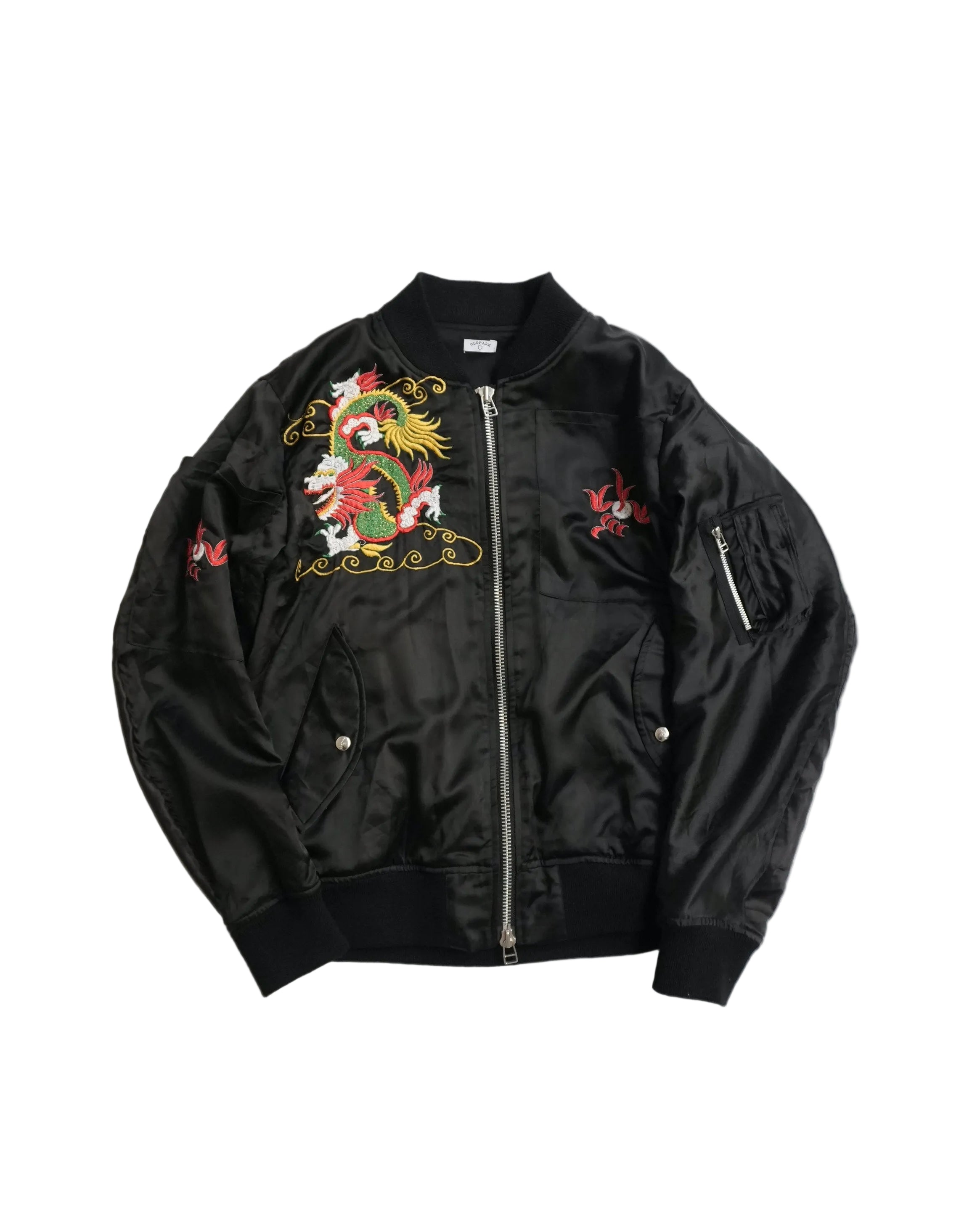 Dragon embroidery FLIGHT JACKET ”XL”No2