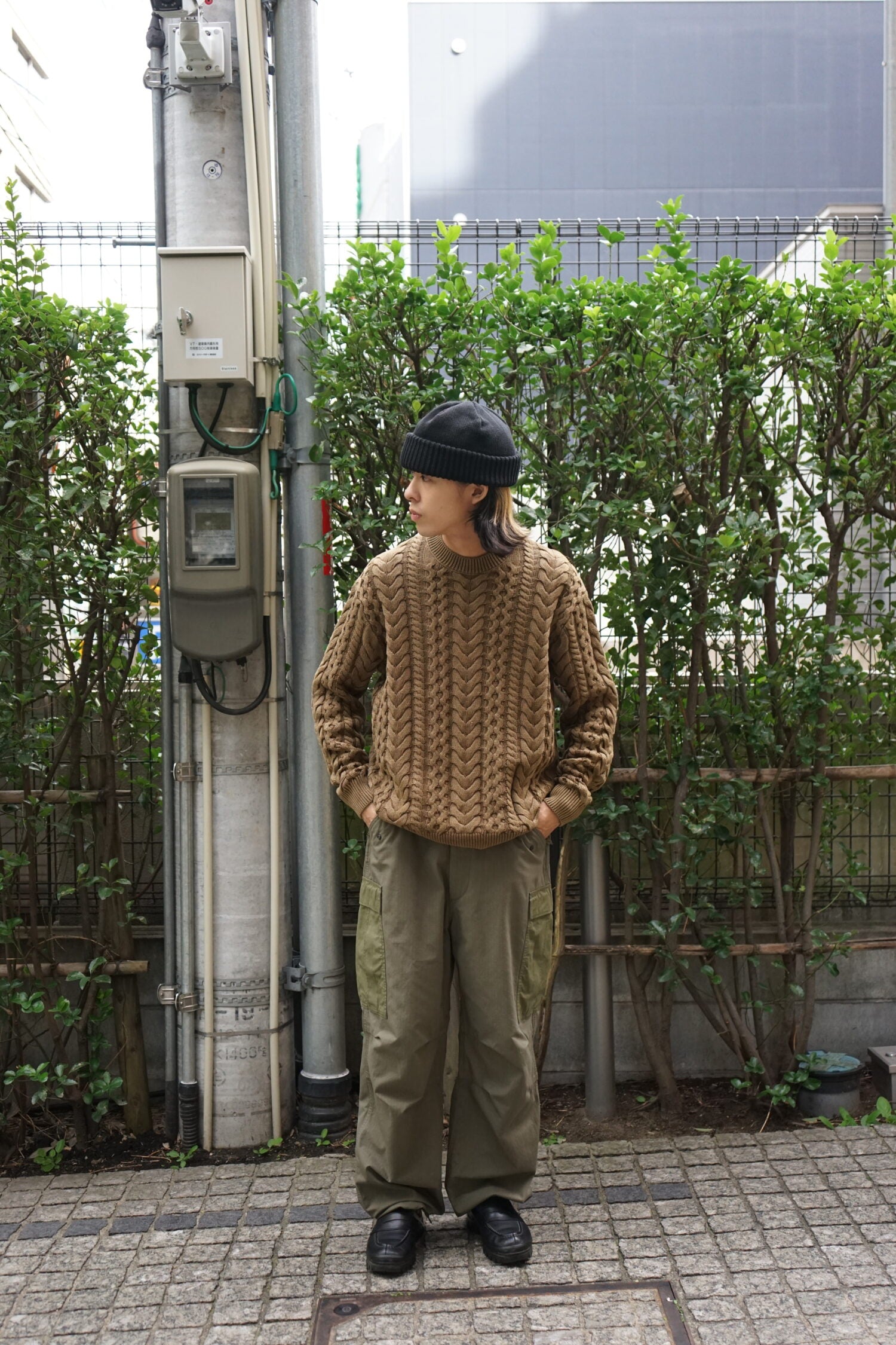 MARINER  PULLOVER ARAN SWEATER COTTON YARN