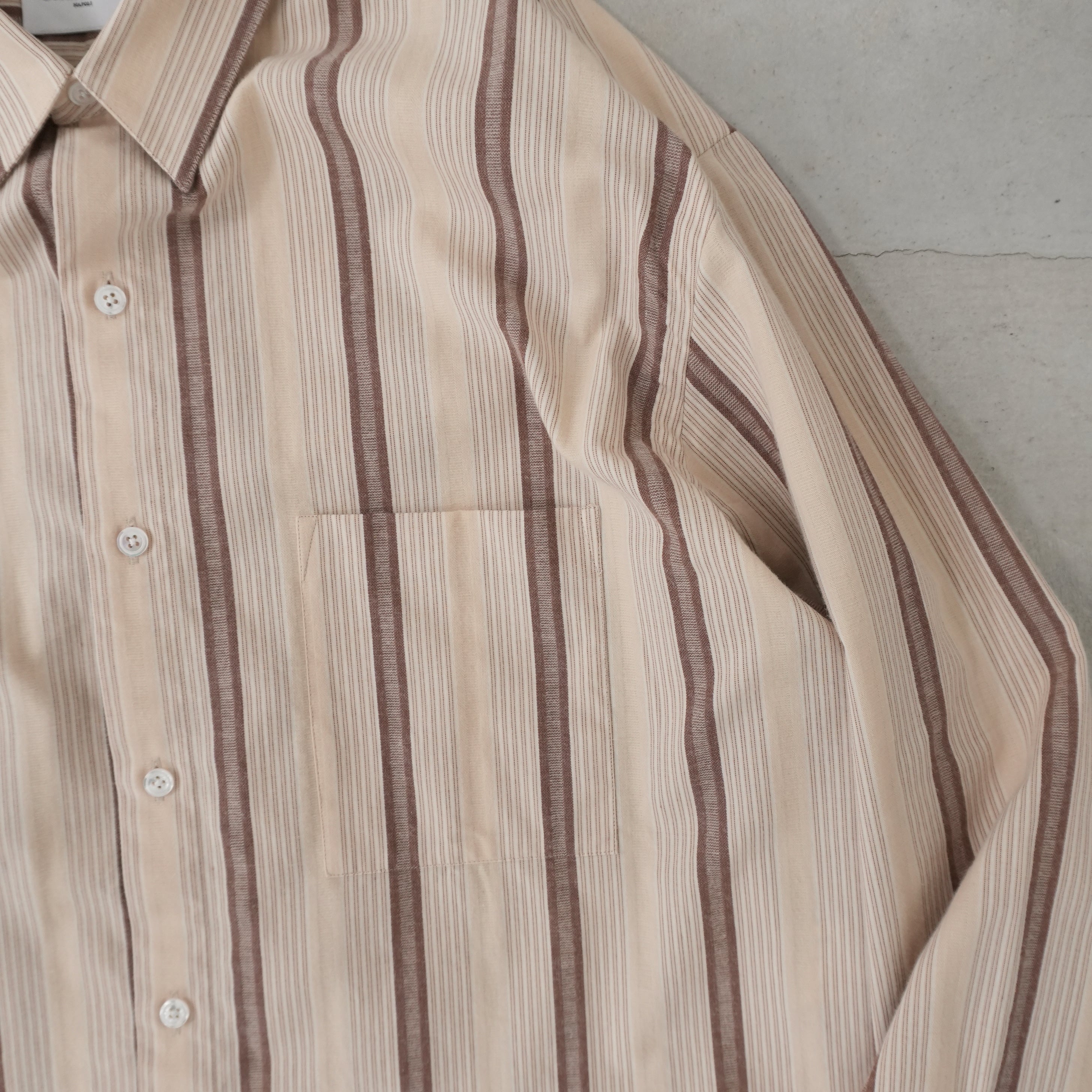 Handmade Classic Collar Shirt（Brown.ST）
