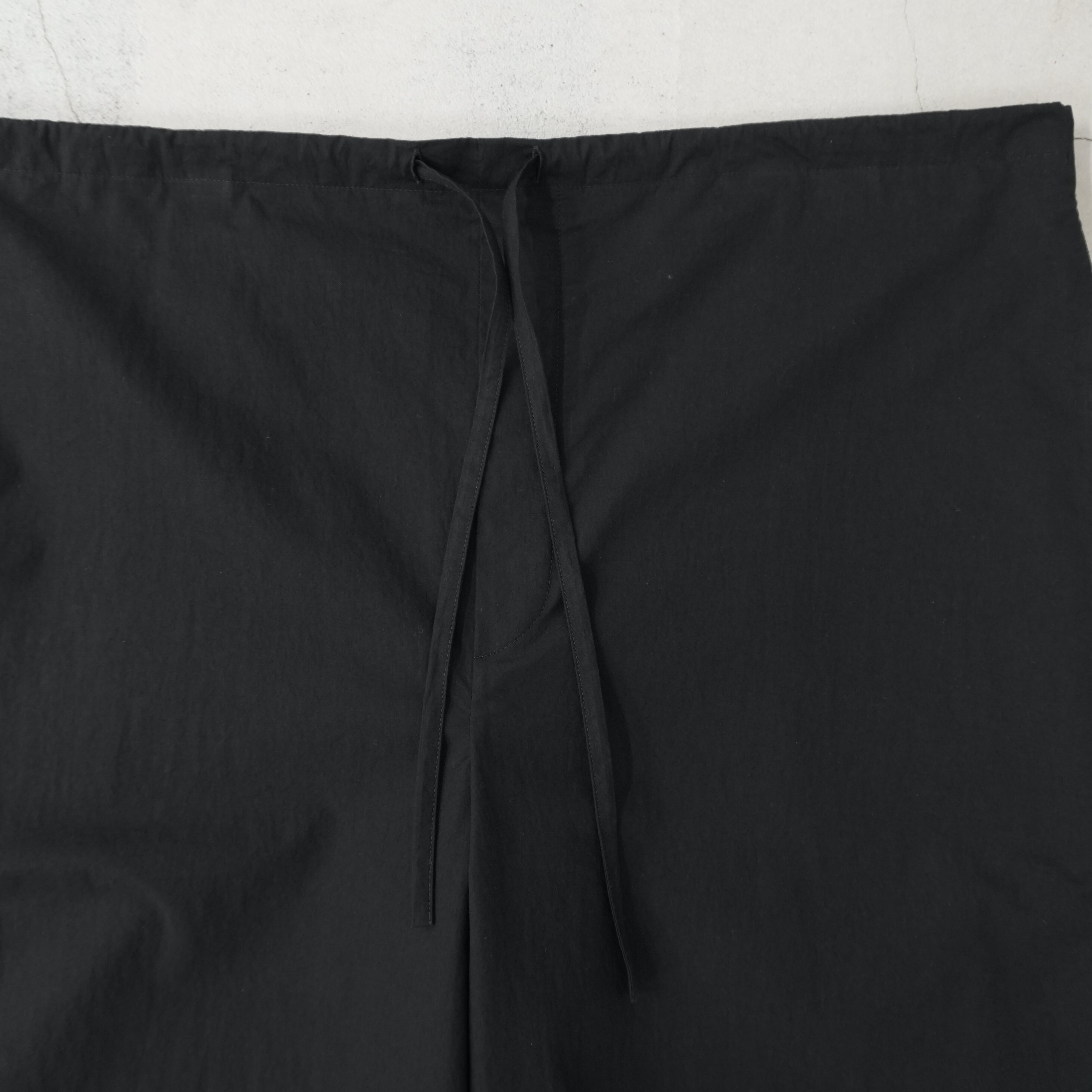 Maxi large pants with drawstrings