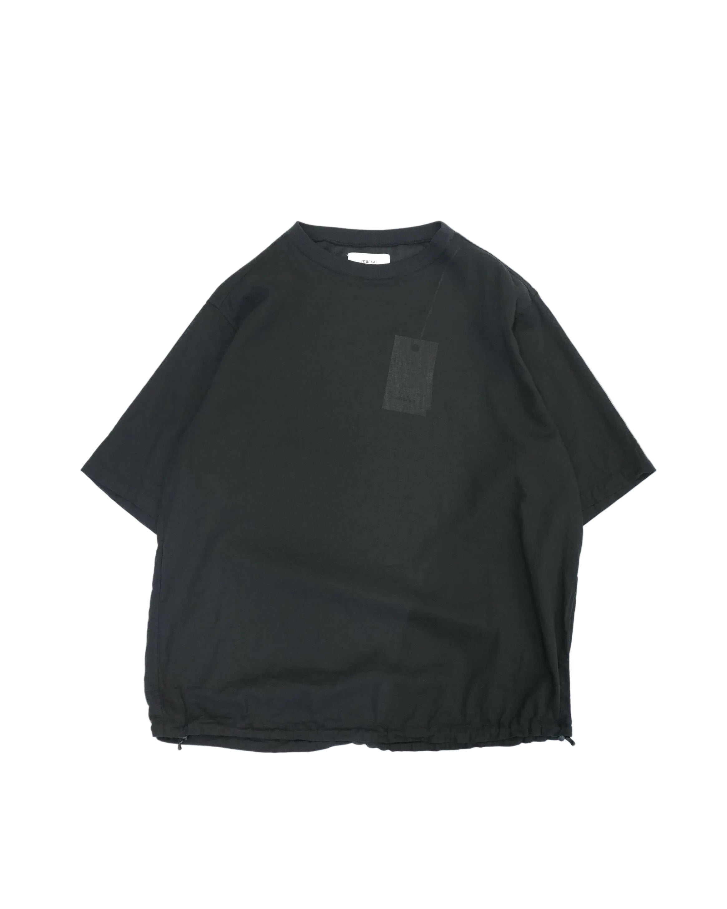 ORGANIC COTTON HIGH TWISTED DOBBY CLOTH CREW NECK SHIRT