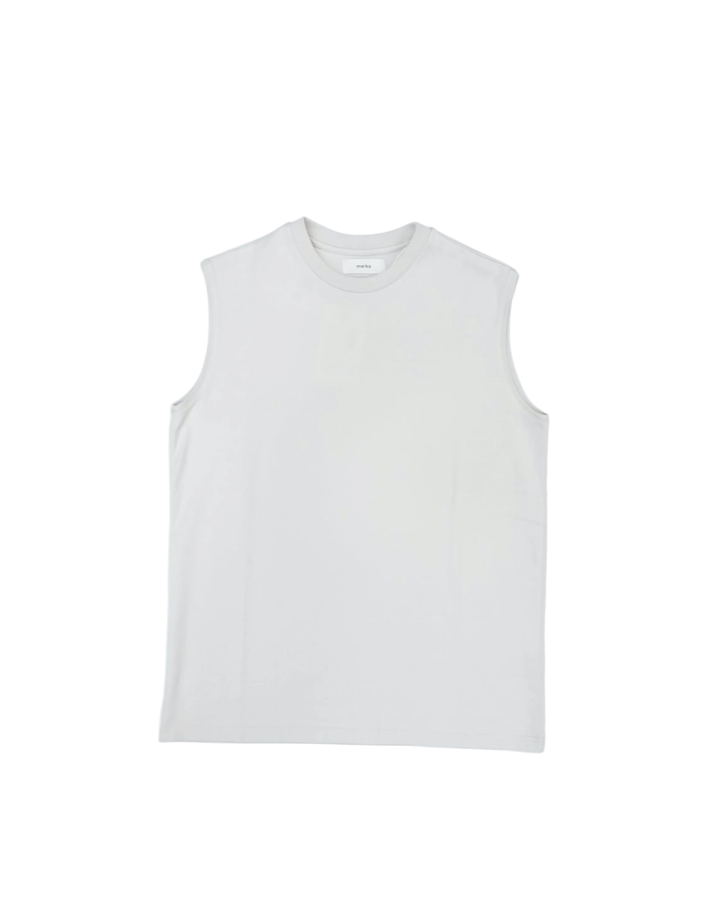 40/2 ORGANIC COTTON KNIT SLEEVELESS TEE