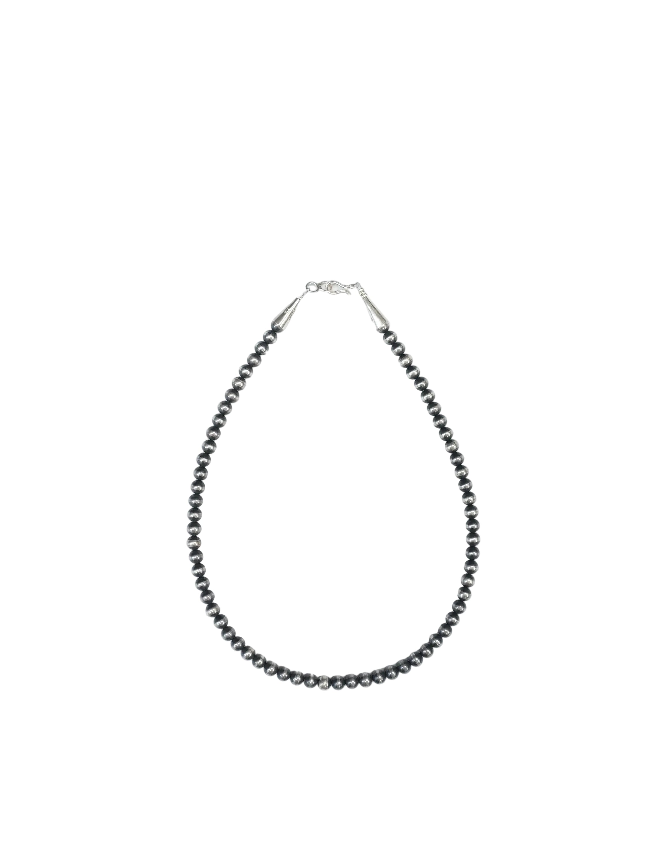 6mm/45cm SILVER NECKLACE