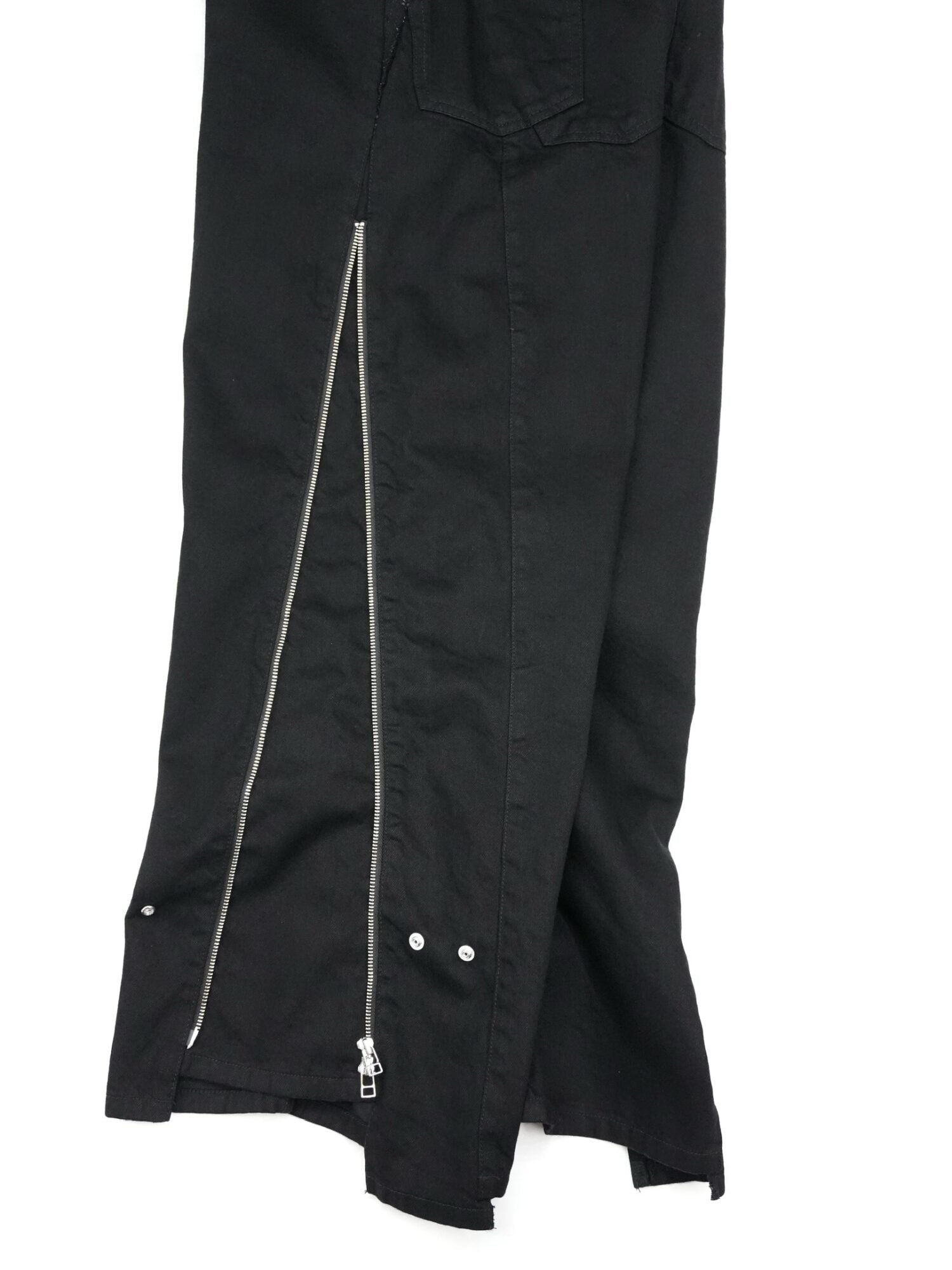 ZIP BAGGY JEANS(NEW MODEL)