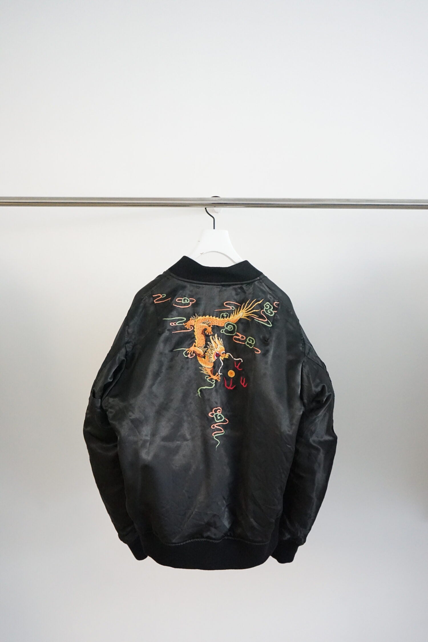 Dragon embroidery FLIGHT JACKET ”XL”No2