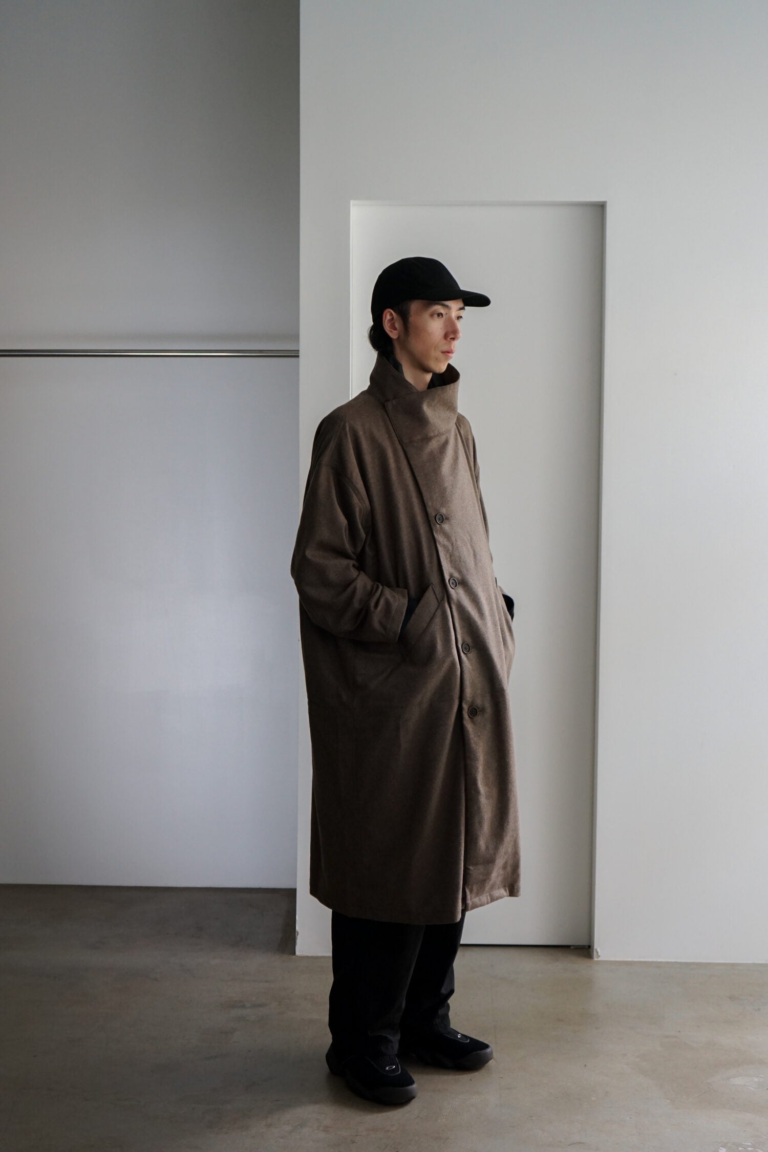 LAYERED PARACHUTE COAT