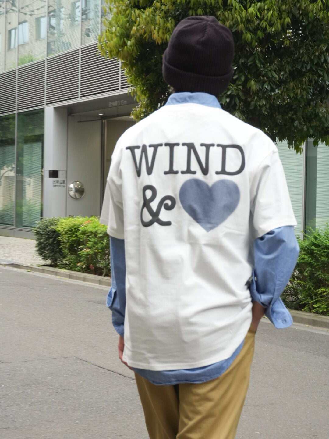 BACK LOGO S/S TEE (HEART)