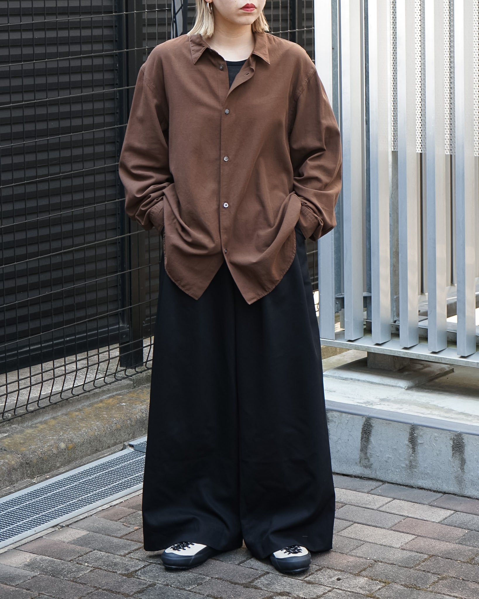 COTTON SILK VIERA LOOSE FIT SHIRT