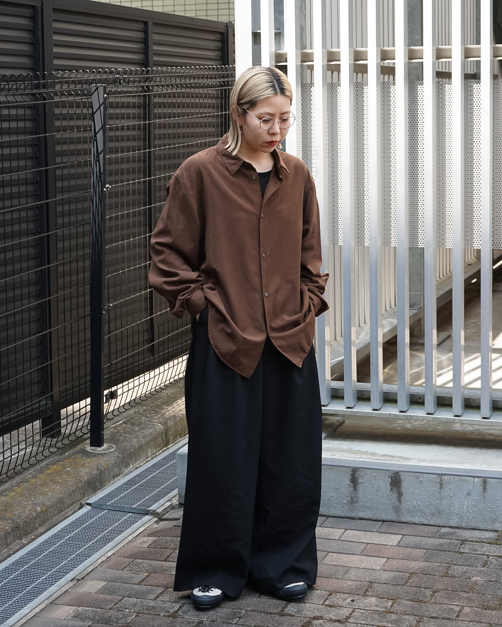 COTTON SILK VIERA LOOSE FIT SHIRT