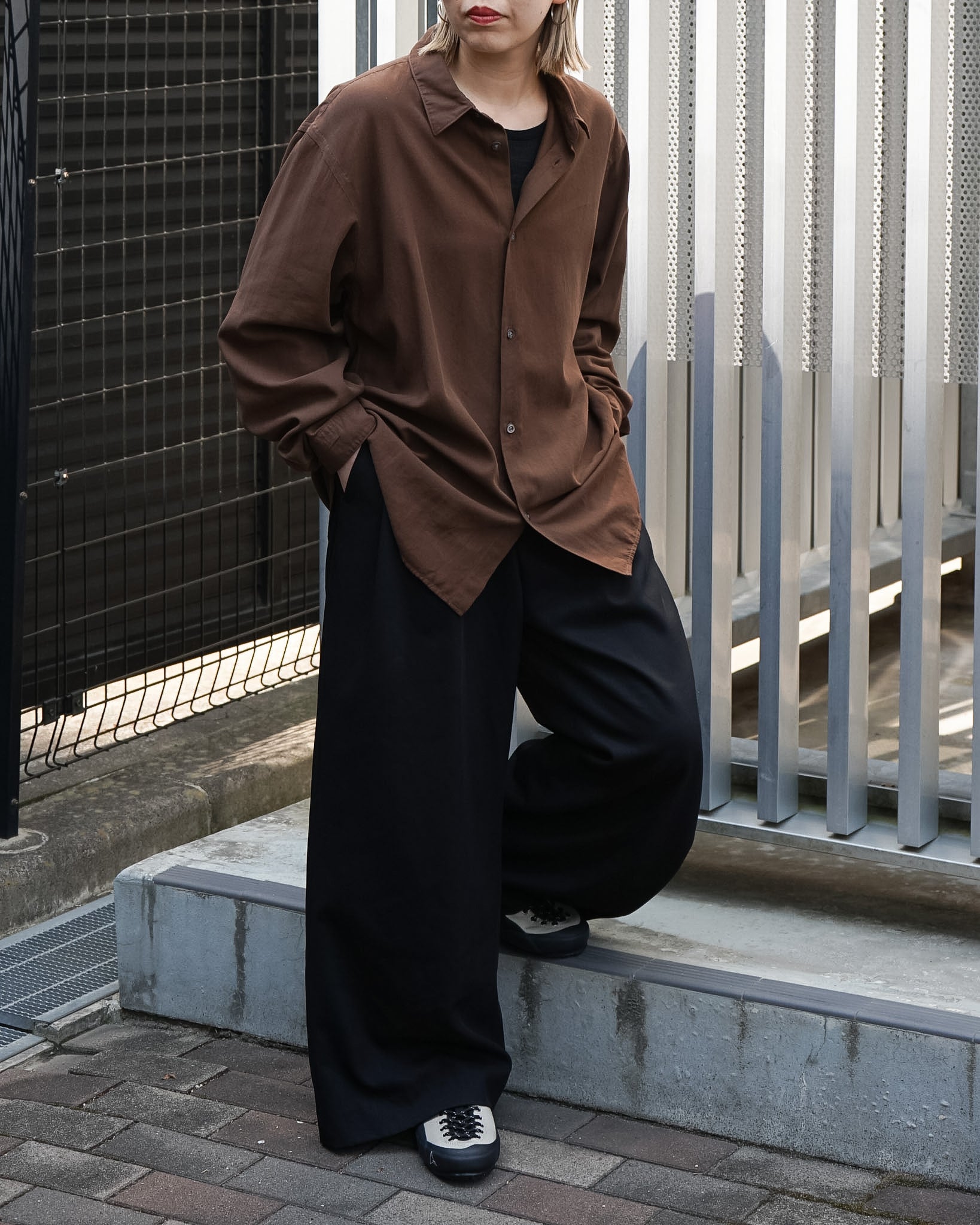 COTTON SILK VIERA LOOSE FIT SHIRT