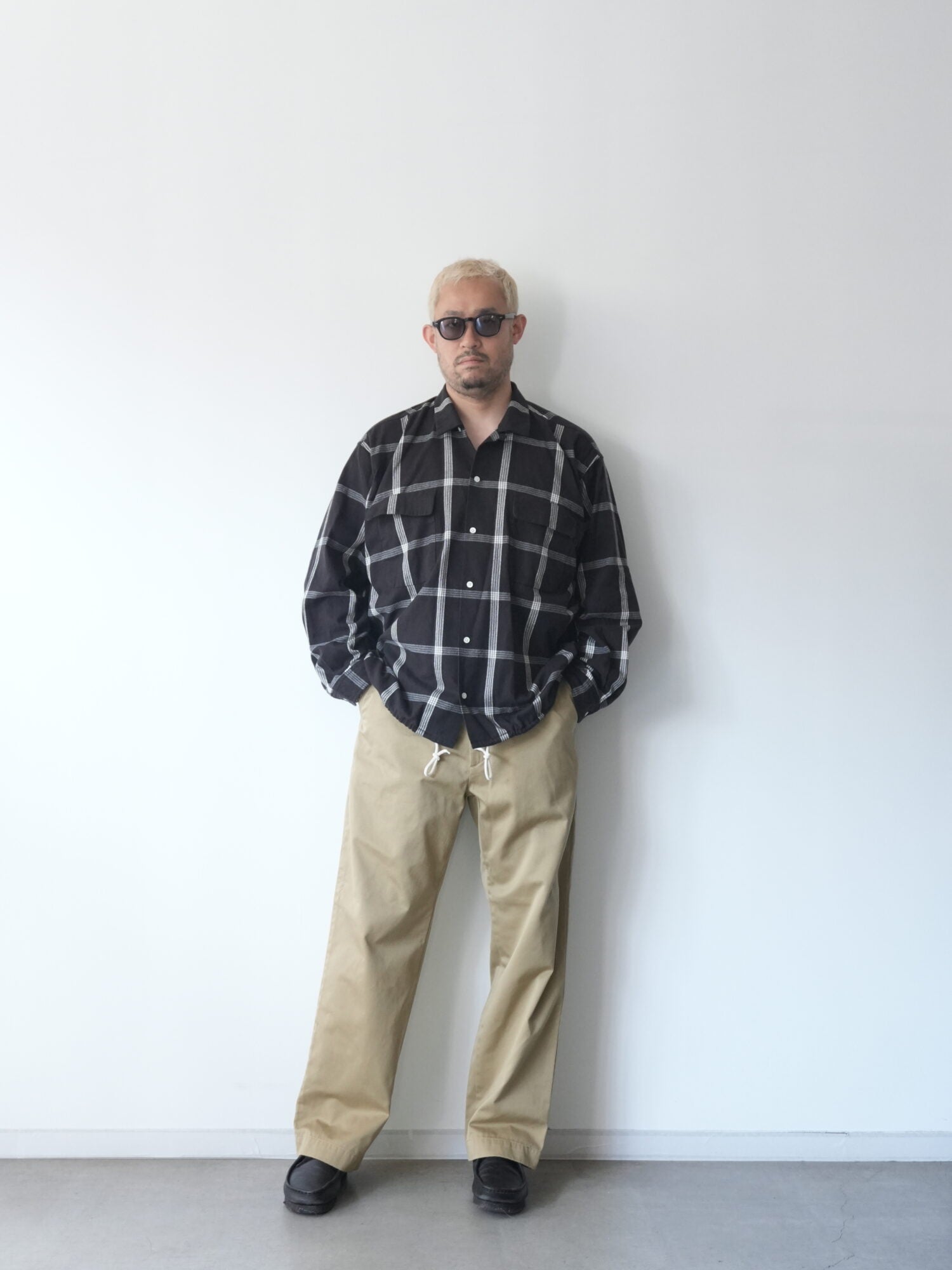 Wide Straight Chino Pants