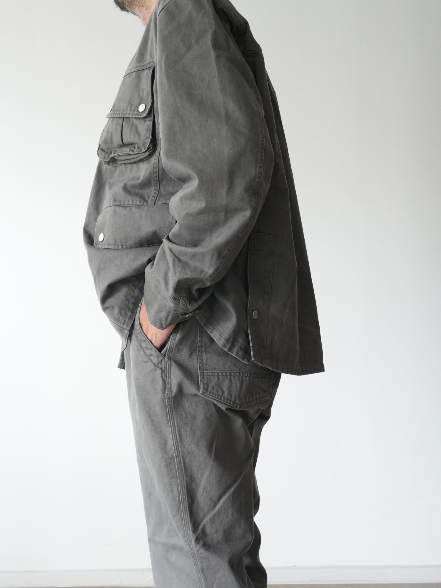 WORKER TROUSERS COTTON DRILL PIGMENT DYE