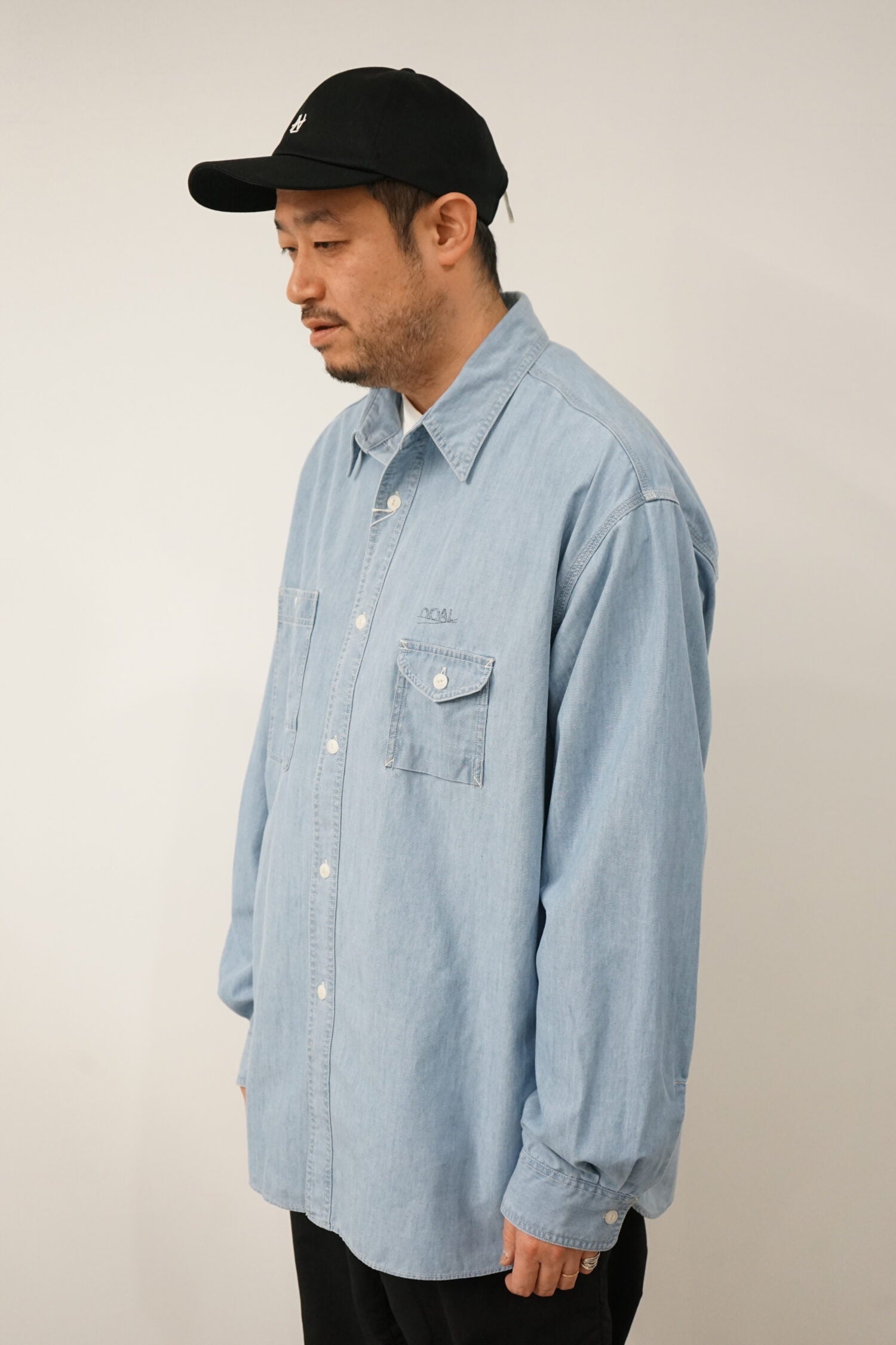 Regular Collar Chambray Shirt